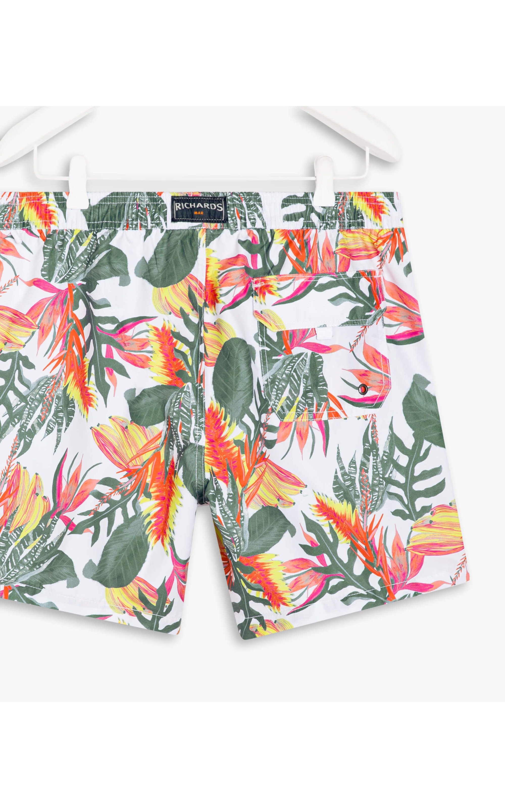 Short Praia Trópicos Off White