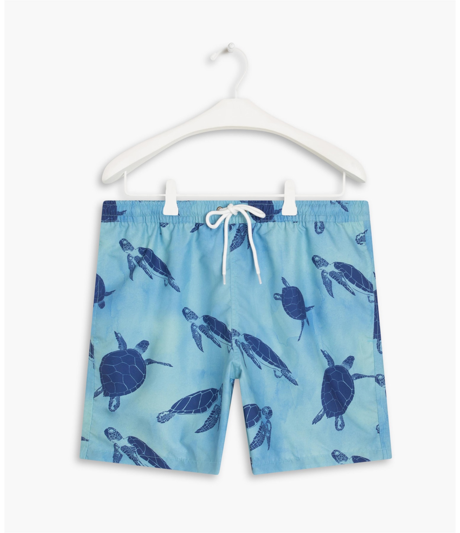 Short Praia Turtle Turquesa