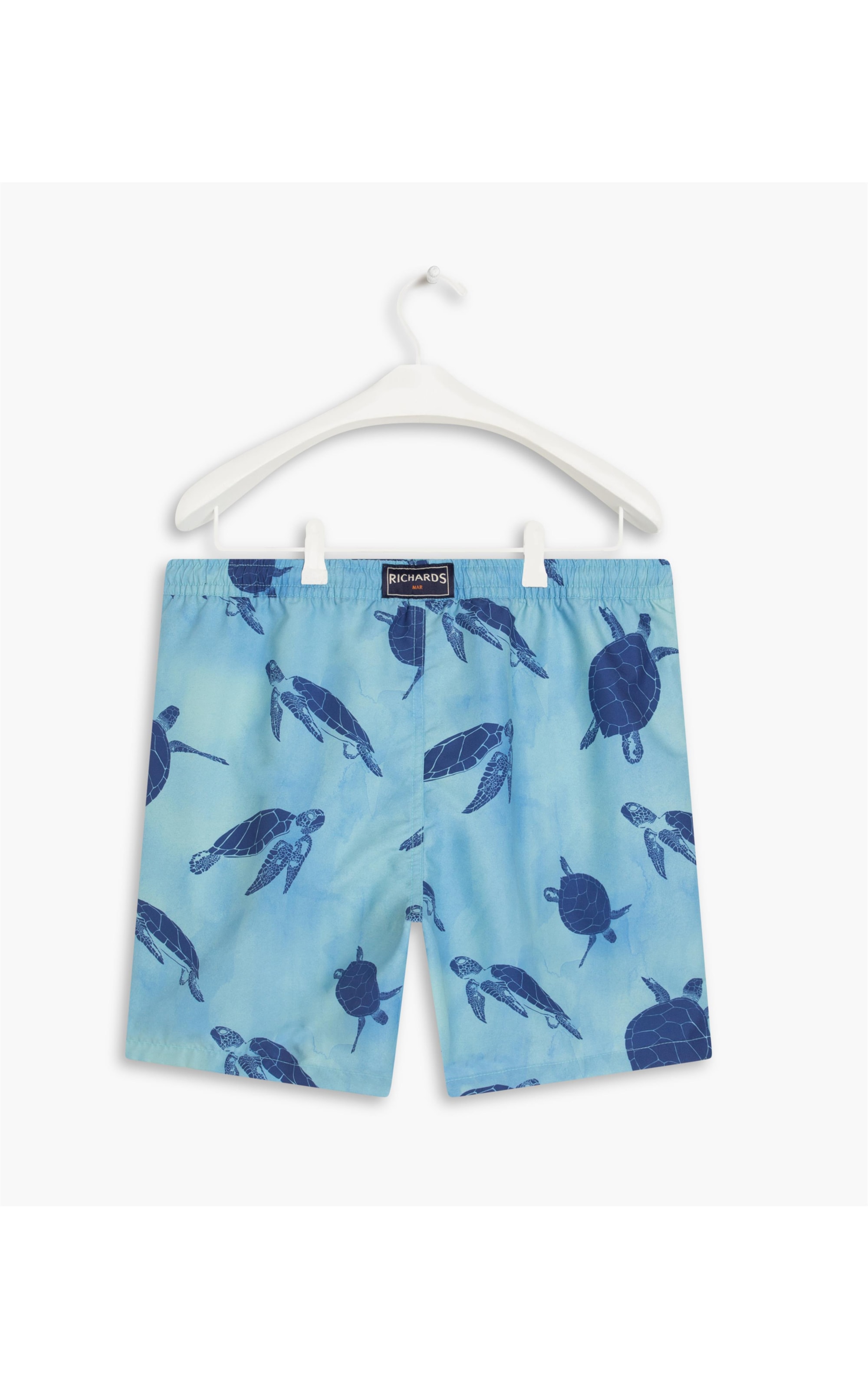 Short Praia Turtle Turquesa