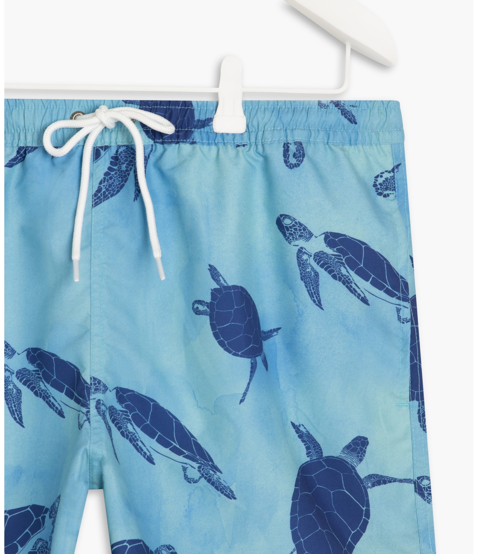 Short Praia Turtle Turquesa