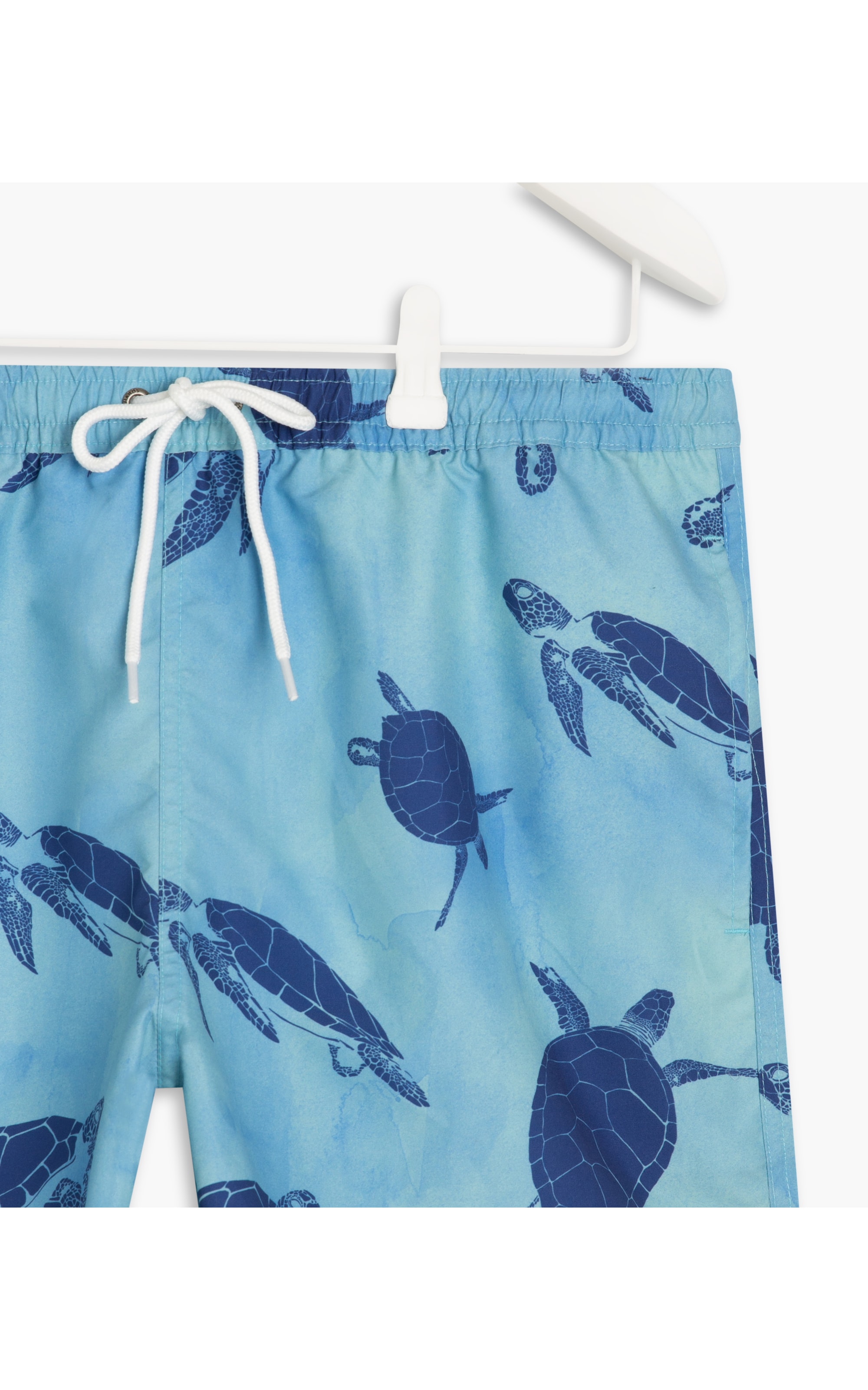 Short Praia Turtle Turquesa