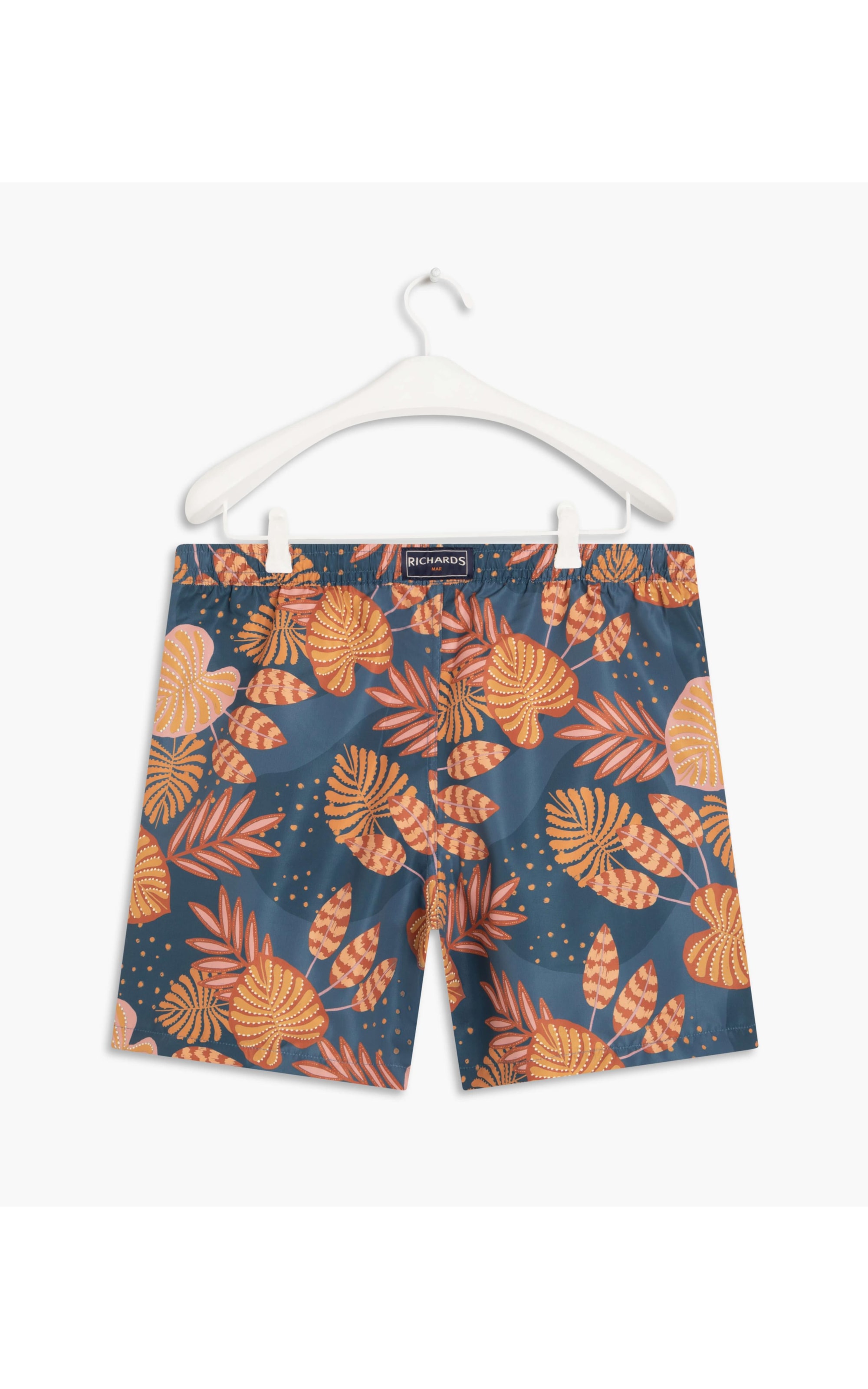 Short Praia Winter Flowers Royal