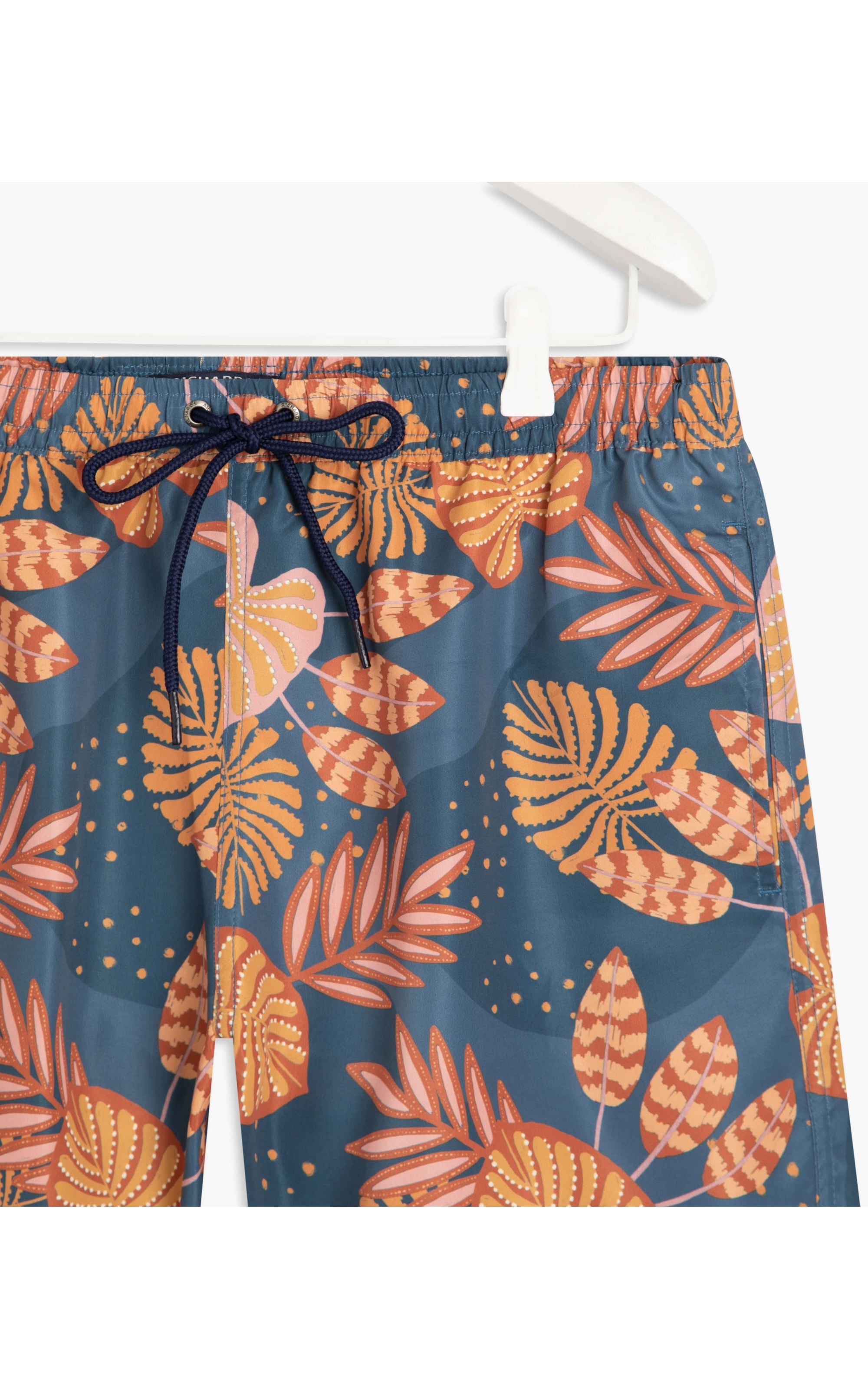 Short Praia Winter Flowers Royal