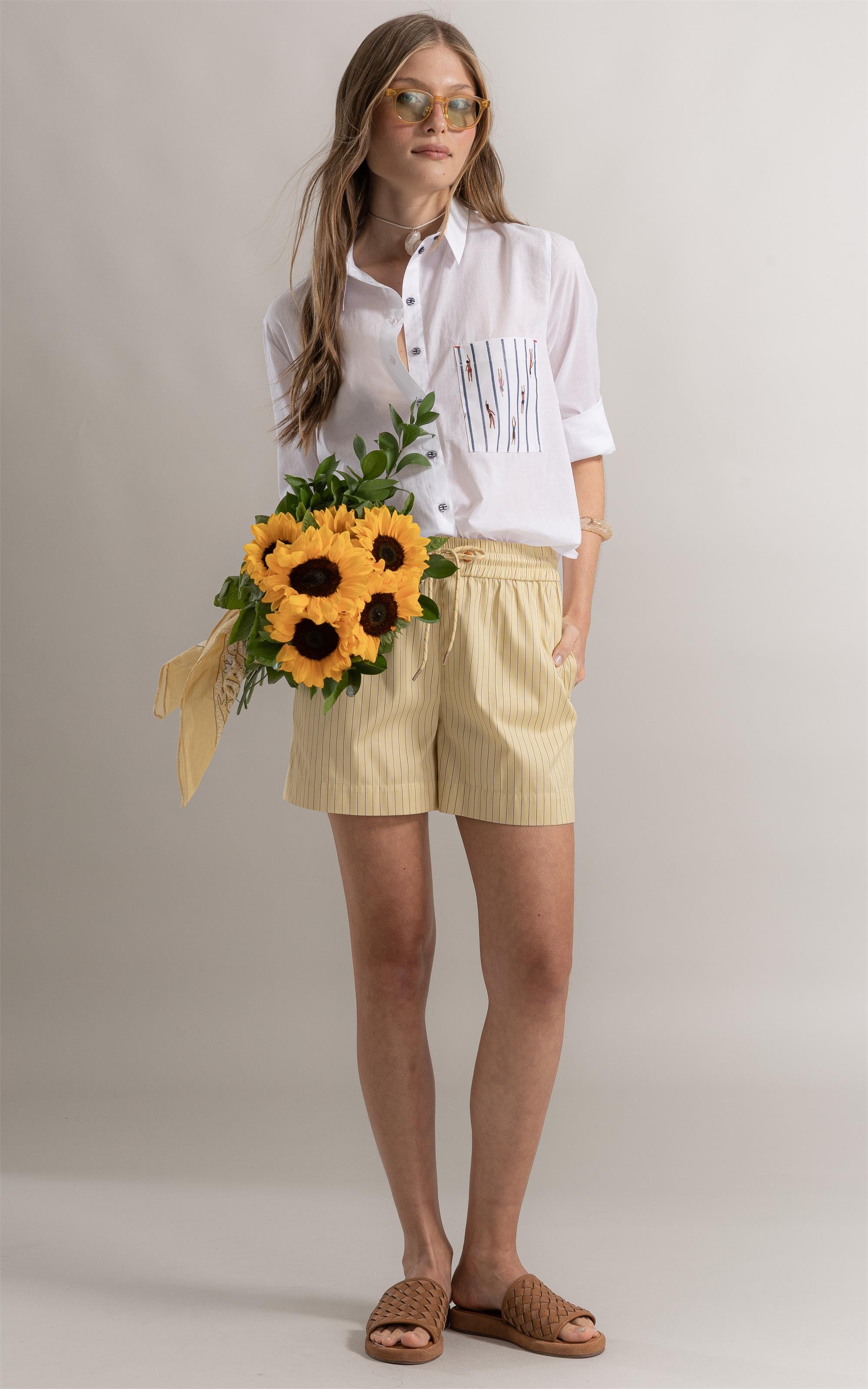 Shorts Alex Ft Pats Amarelo