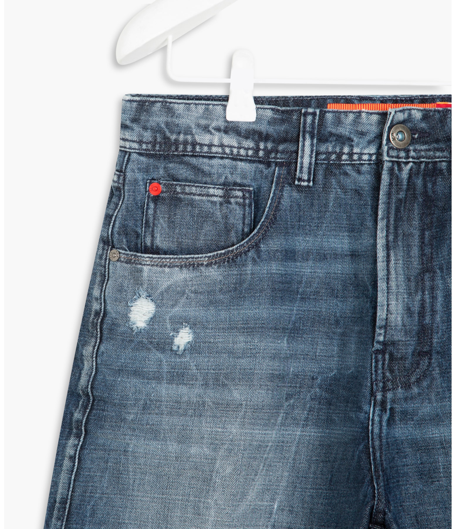 Shorts Boyish Galaxy Denim 1634-Lav.Medio C/ Rede