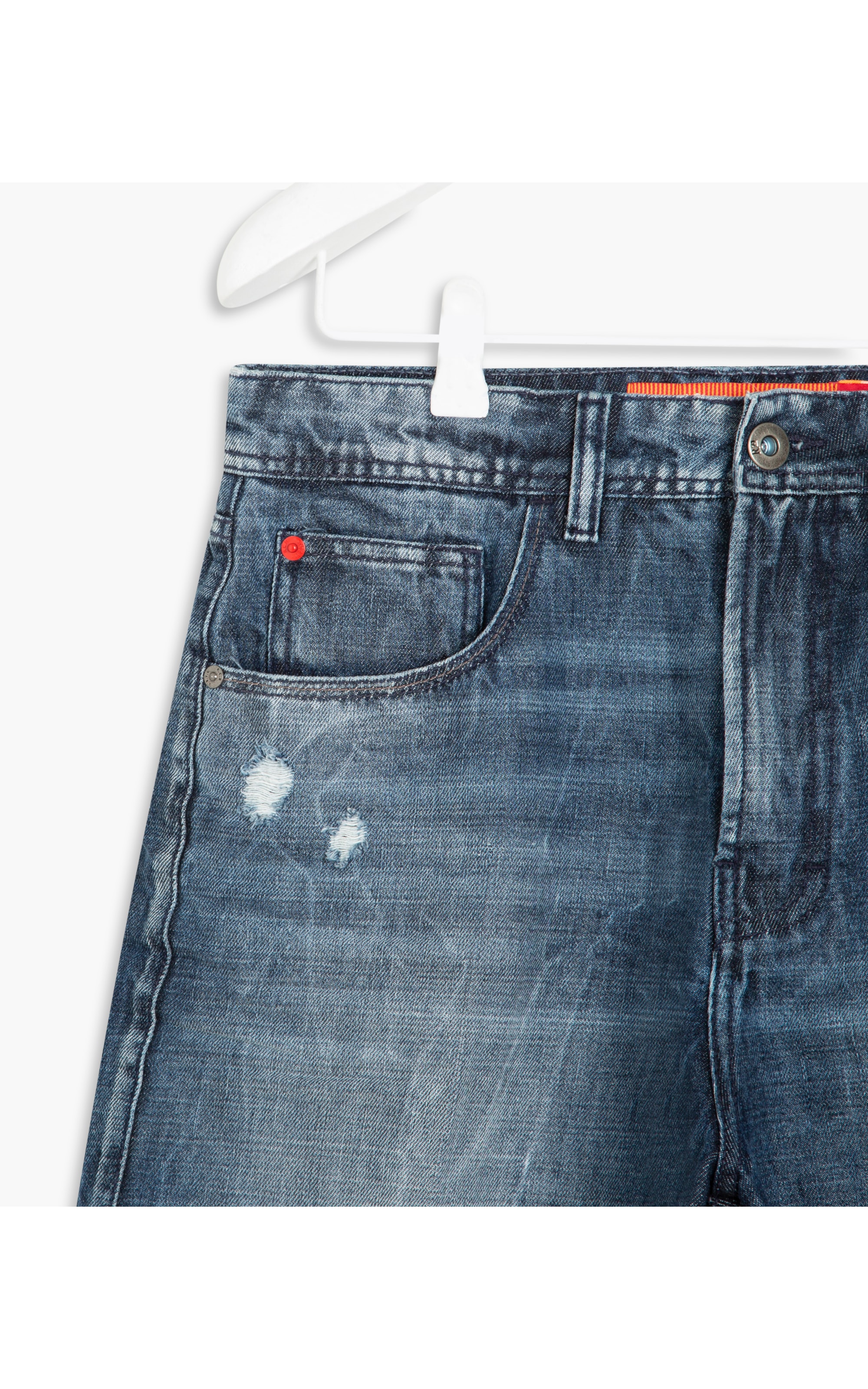 Shorts Boyish Galaxy Denim 1634-Lav.Medio C/ Rede
