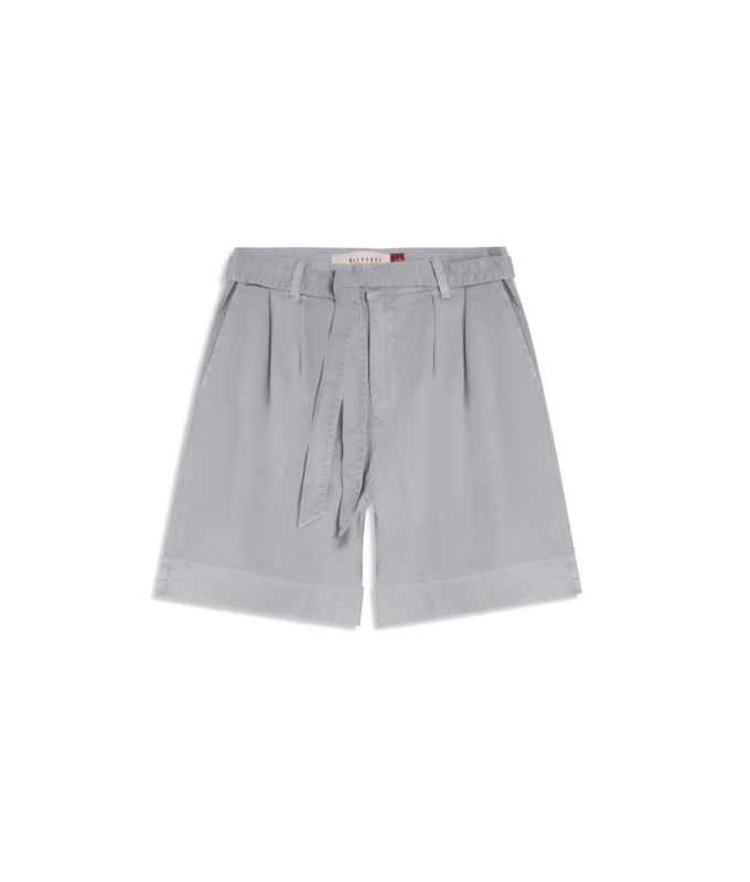 Shorts Canvas Faixa Luna Silver