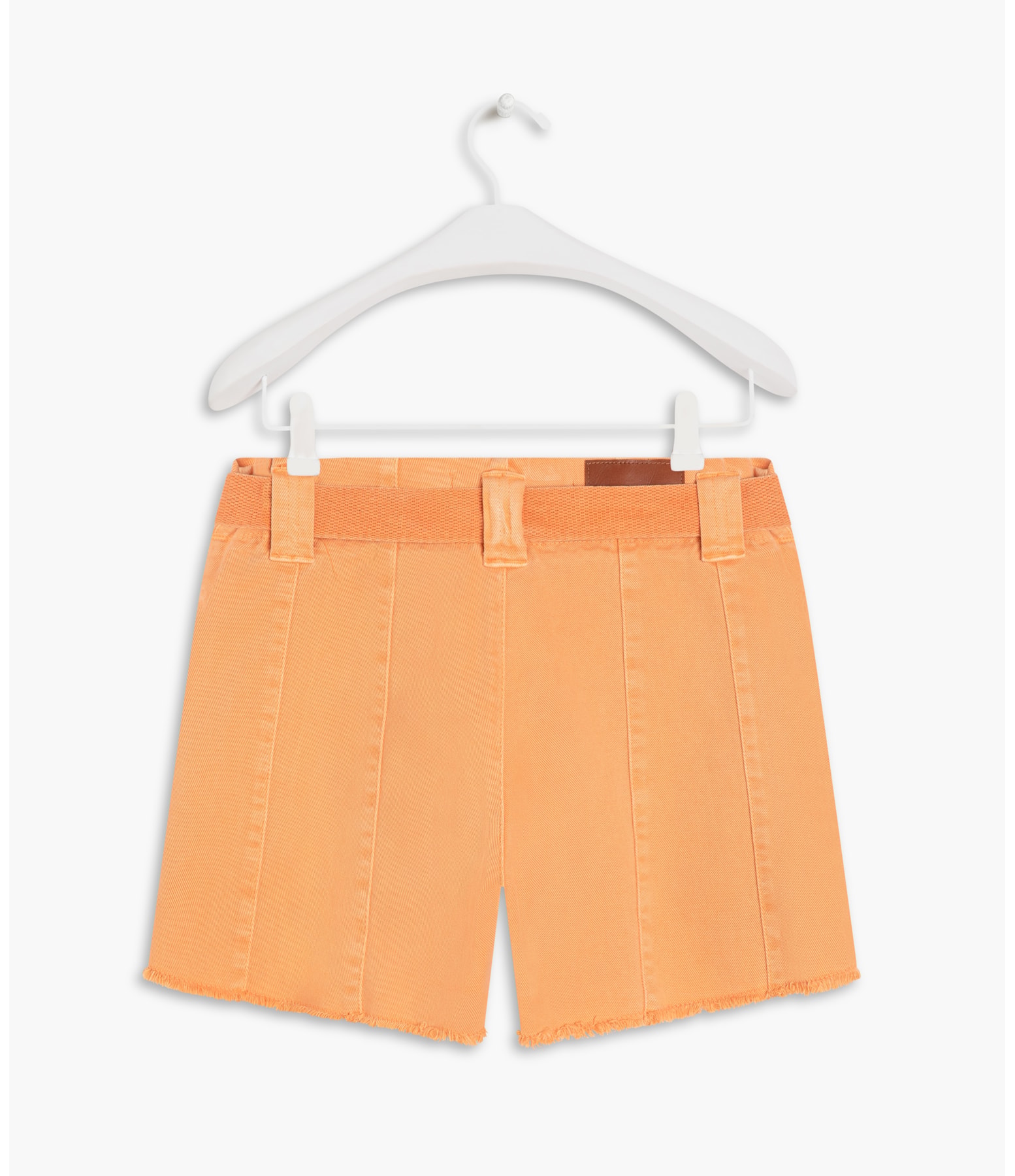 Shorts Com Recortes White Denim Acerola