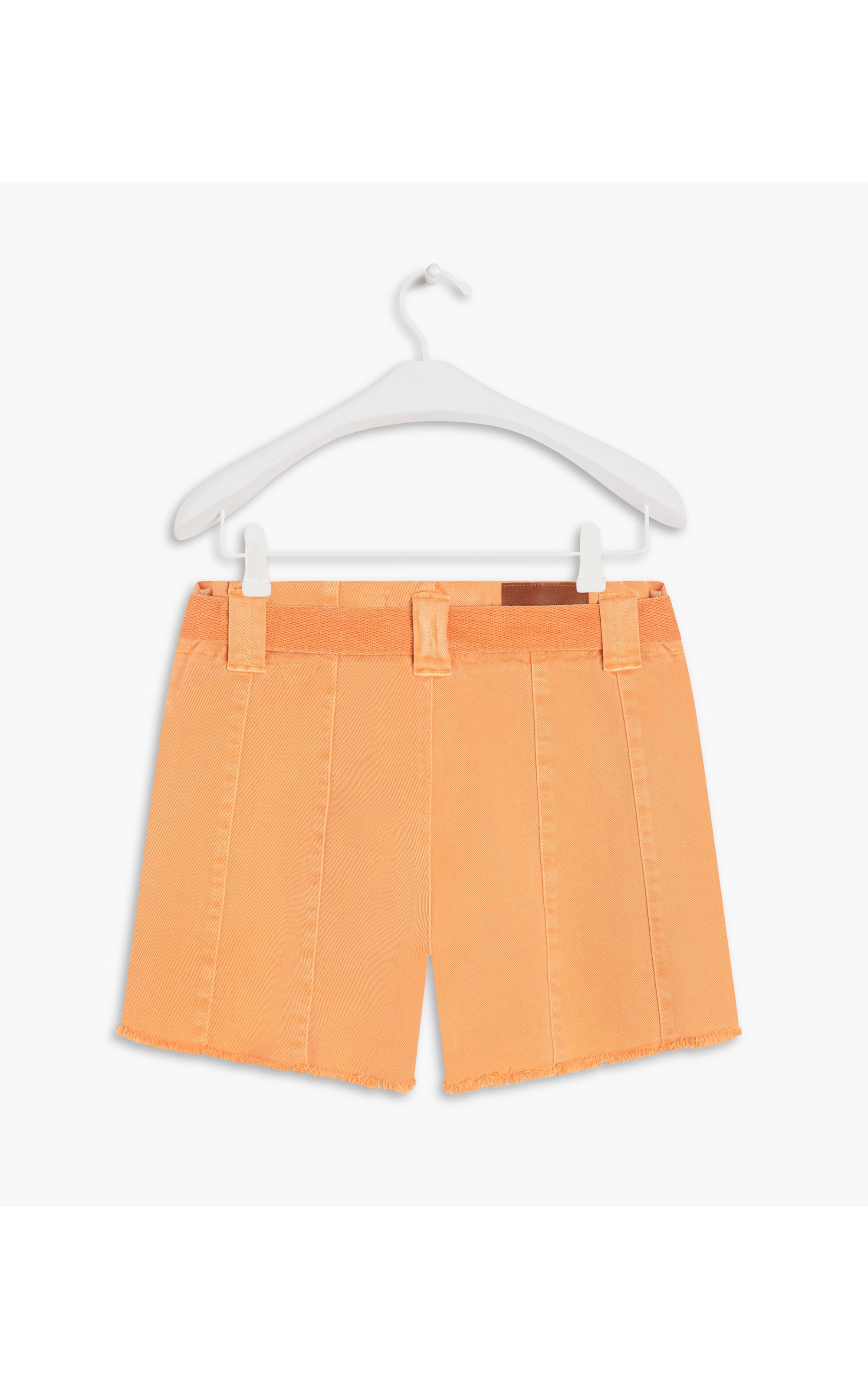 Shorts Com Recortes White Denim Acerola