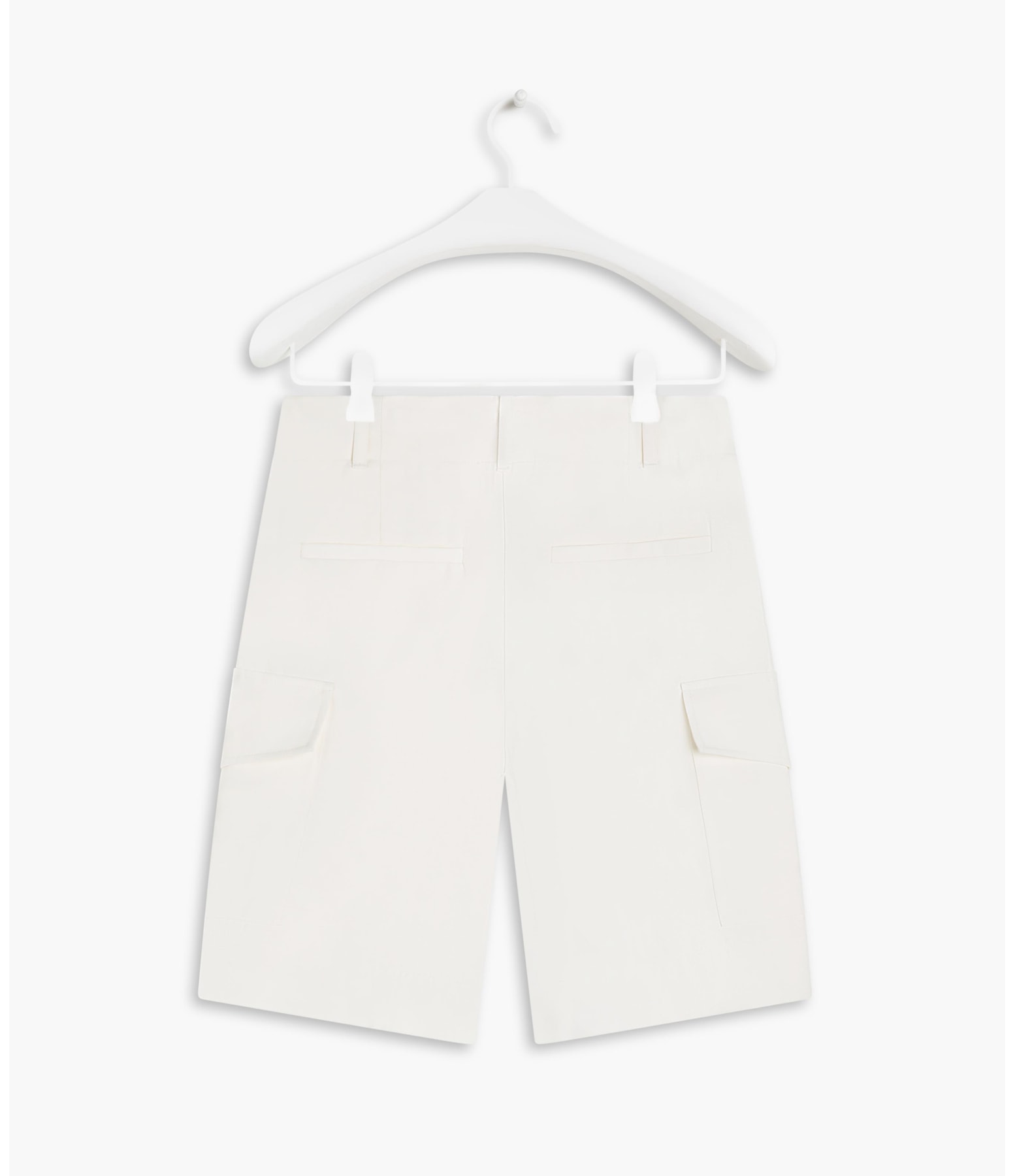 Shorts Dorian Linho Blend Off White