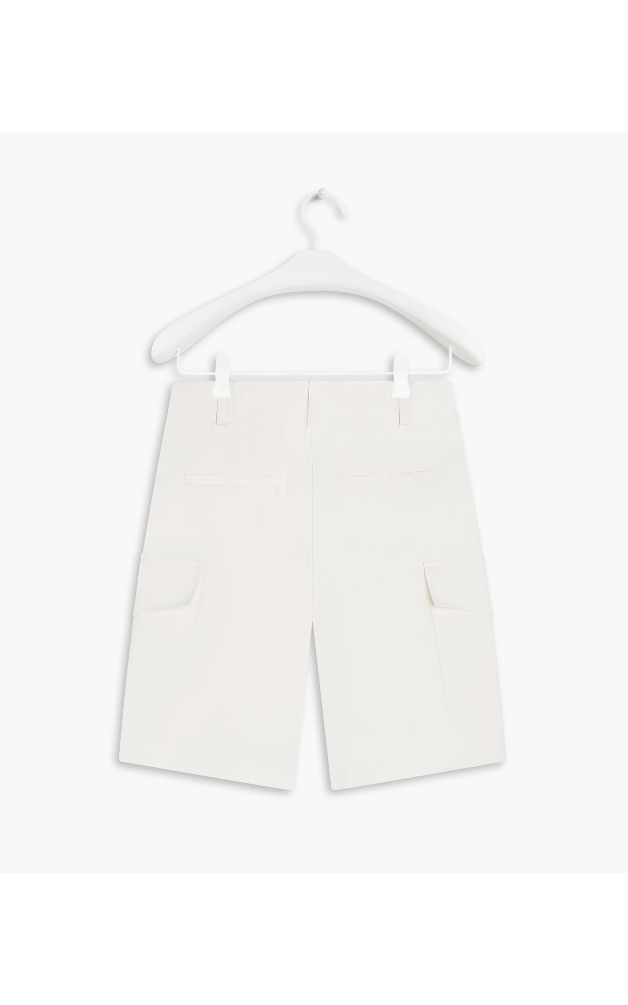 Shorts Dorian Linho Blend Off White