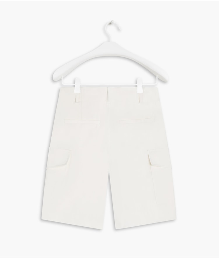Shorts Dorian Linho Blend Off White