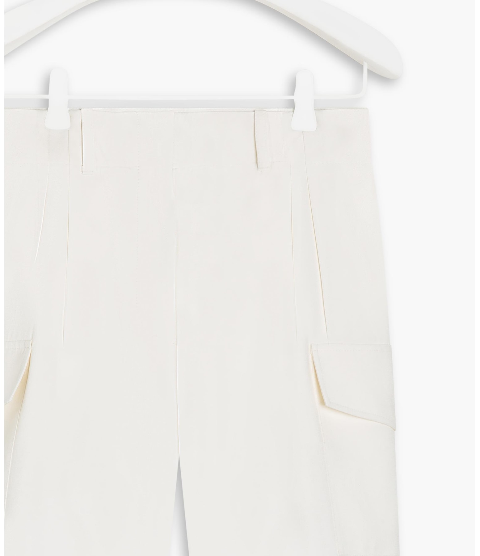 Shorts Dorian Linho Blend Off White