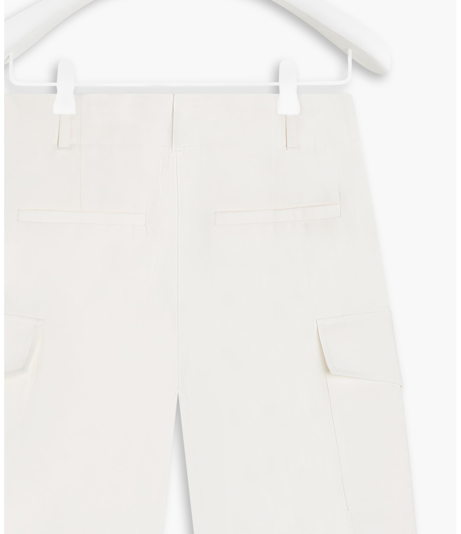 Shorts Dorian Linho Blend Off White
