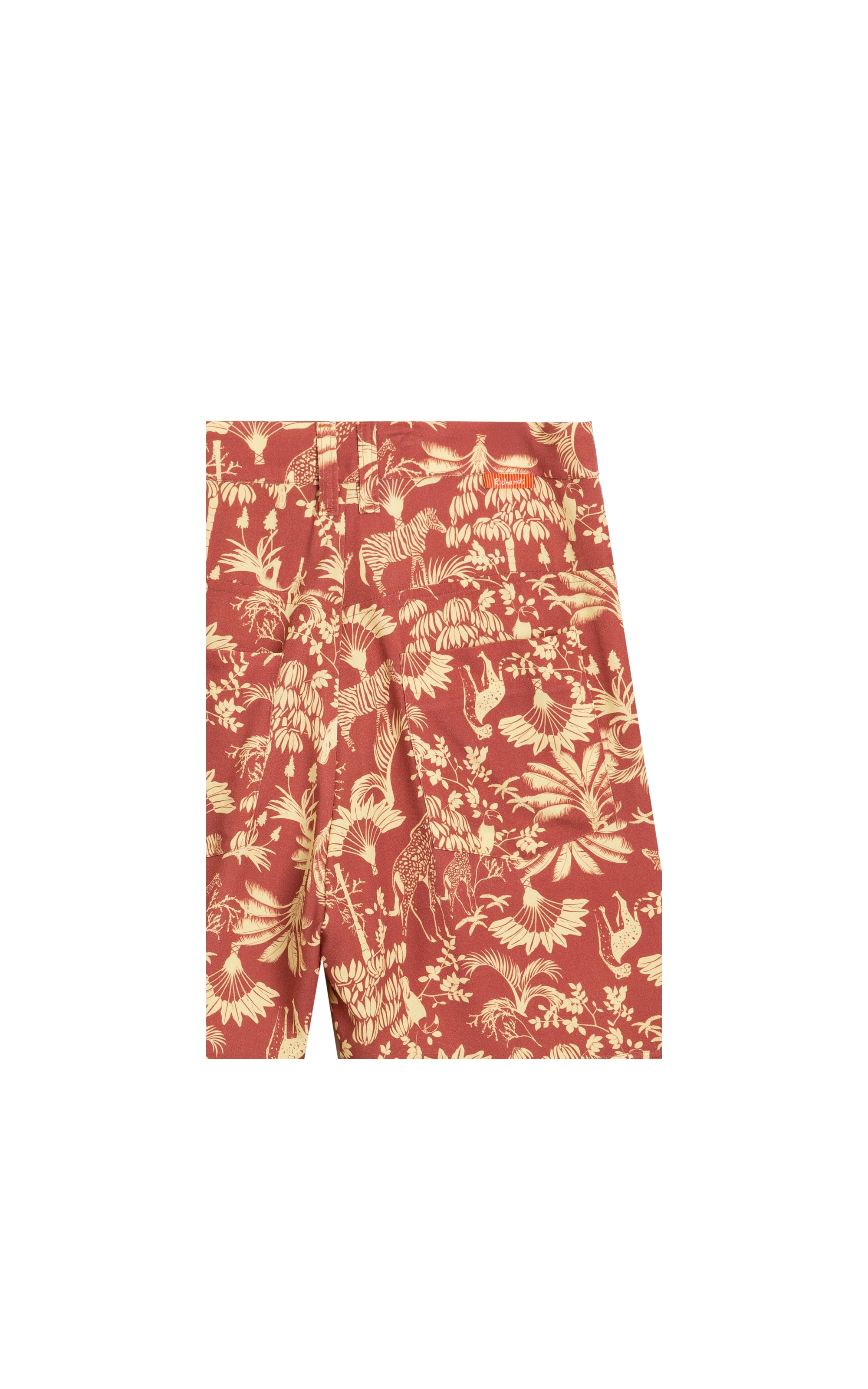 Shorts Estonia Africa Viscose Marrom