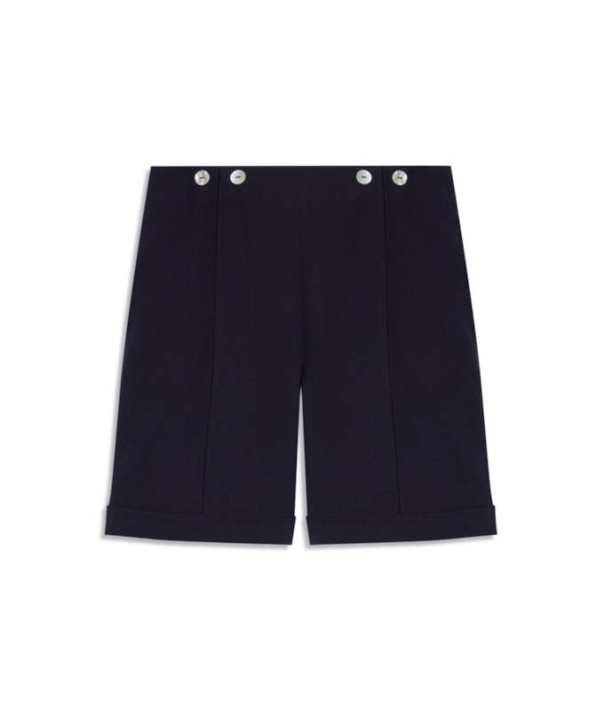 Shorts Pete Linho Blend Dark Navy