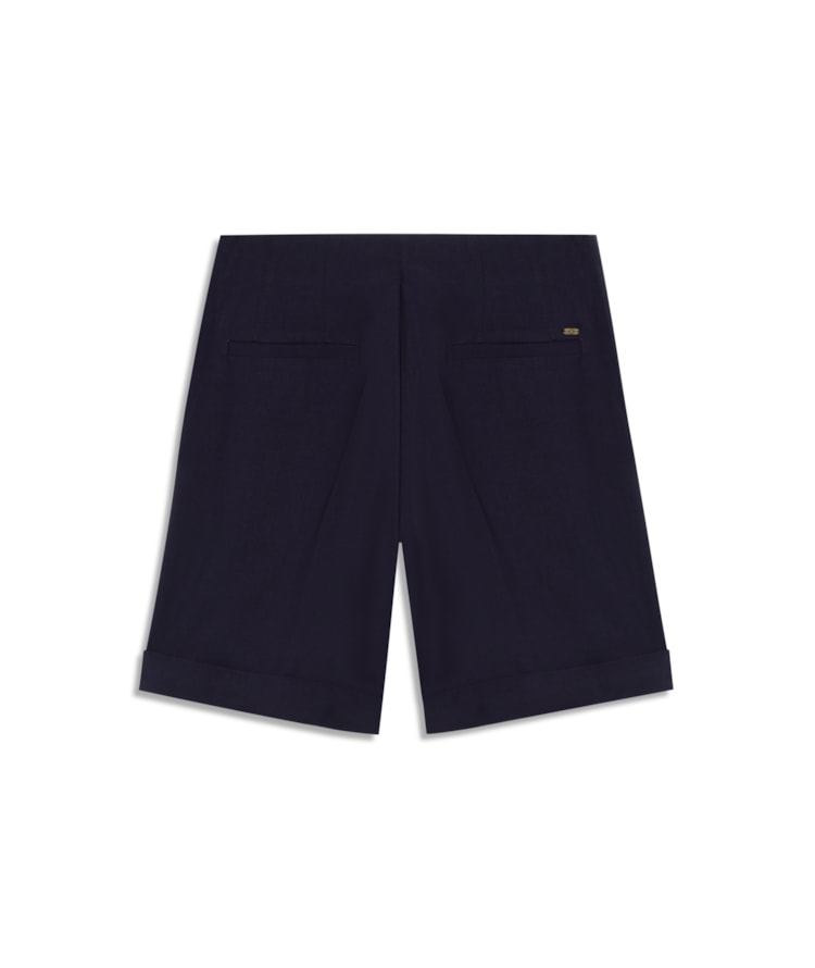 Shorts Pete Linho Blend Dark Navy