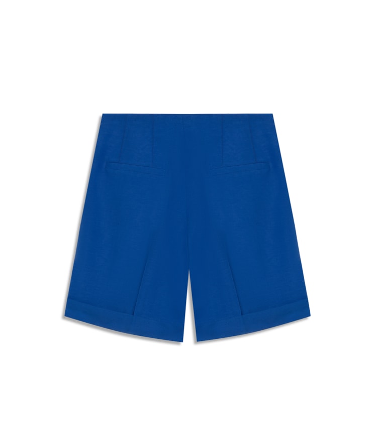 Shorts Pete Linho Blend  Royal