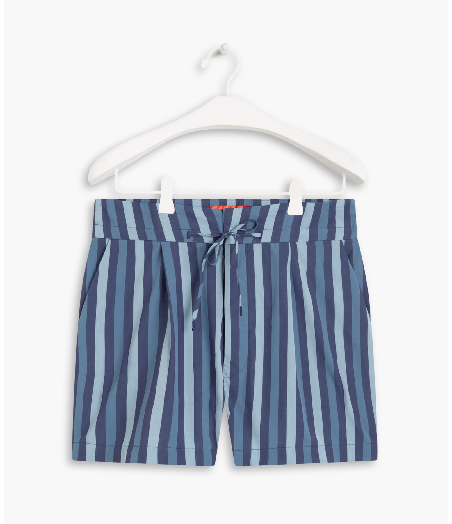 Shorts Puebla Stripe Cotton Ft Marinho