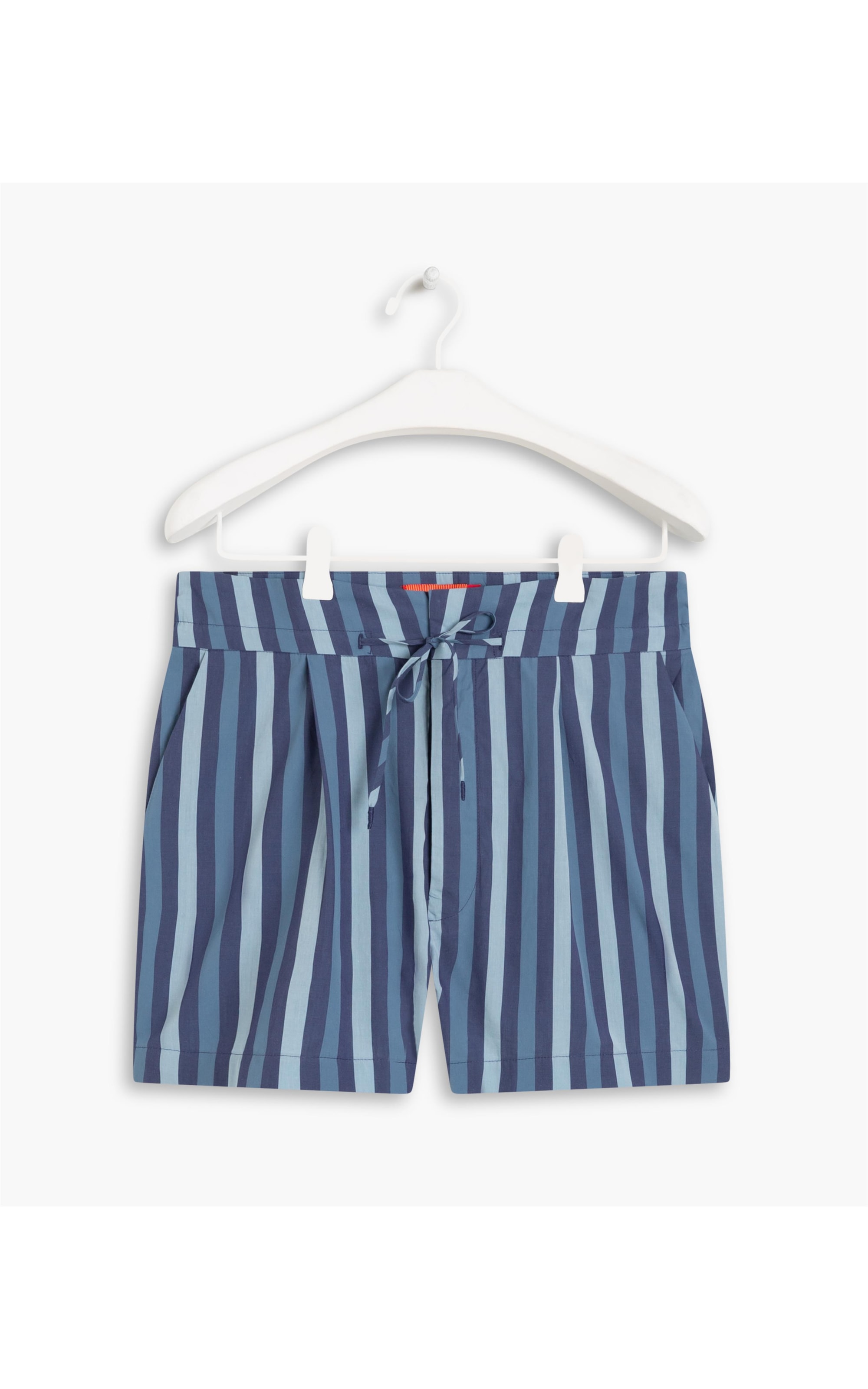 Shorts Puebla Stripe Cotton Ft Marinho