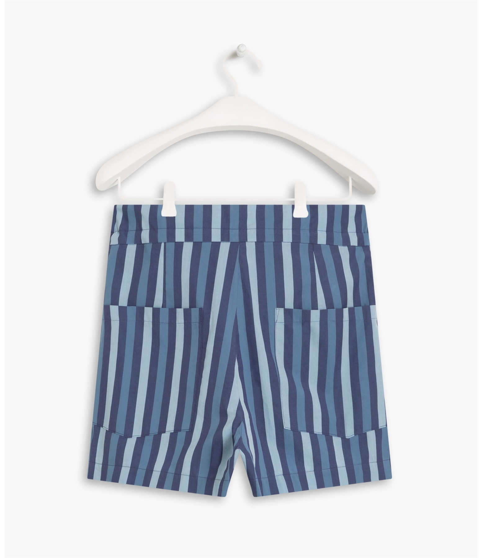 Shorts Puebla Stripe Cotton Ft Marinho