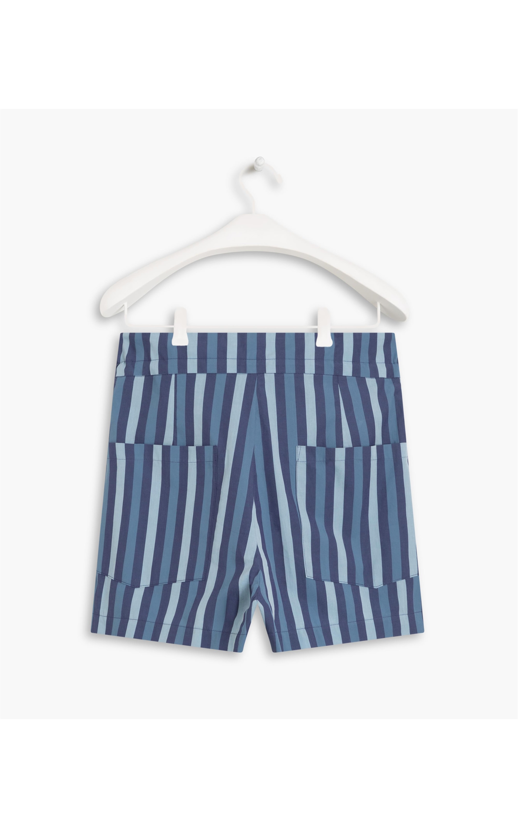 Shorts Puebla Stripe Cotton Ft Marinho