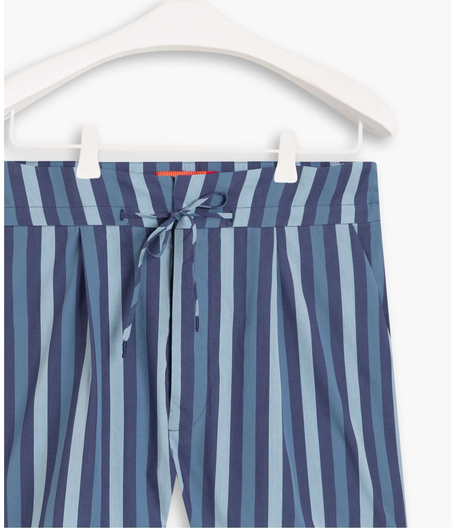 Shorts Puebla Stripe Cotton Ft Marinho