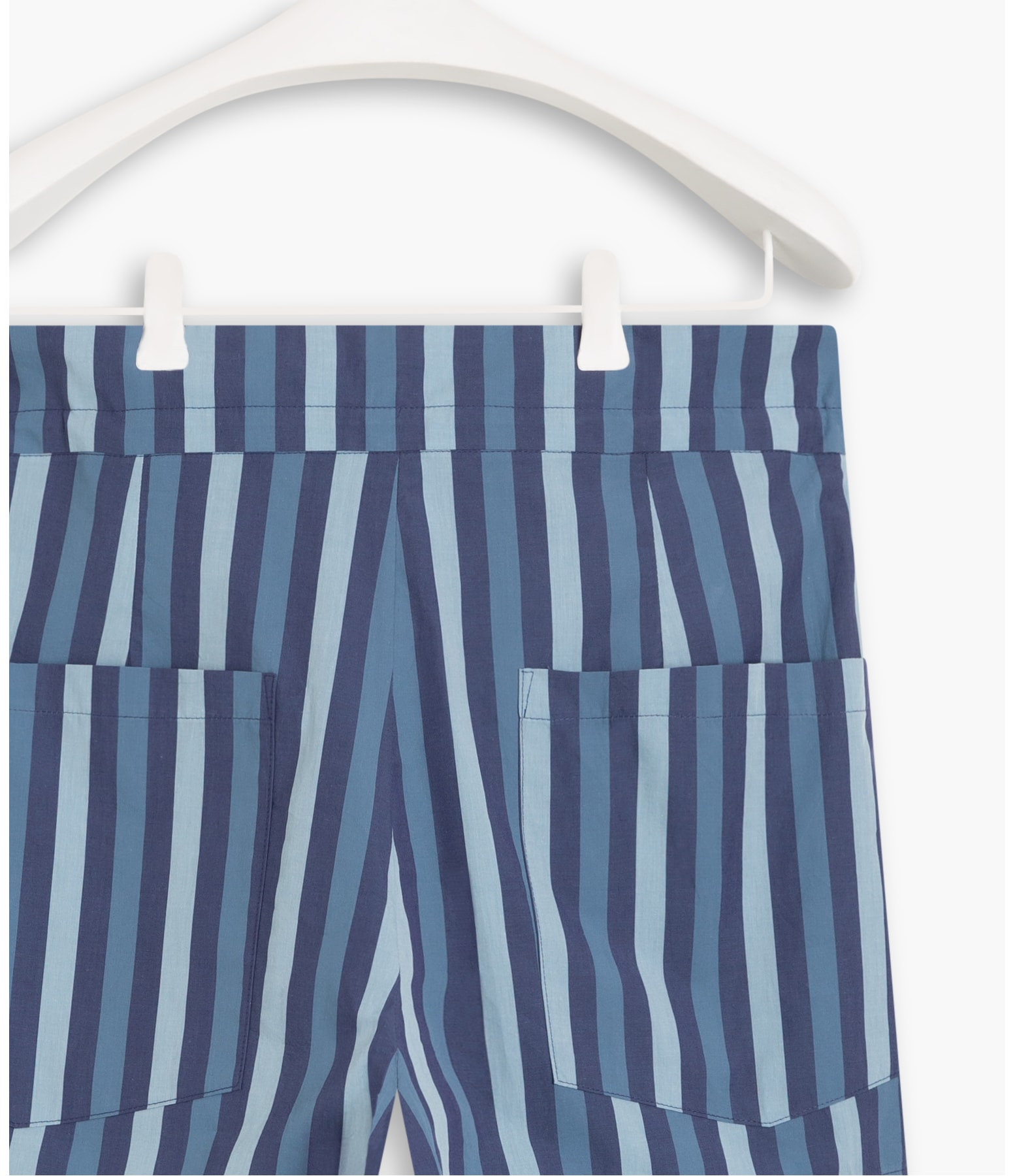 Shorts Puebla Stripe Cotton Ft Marinho