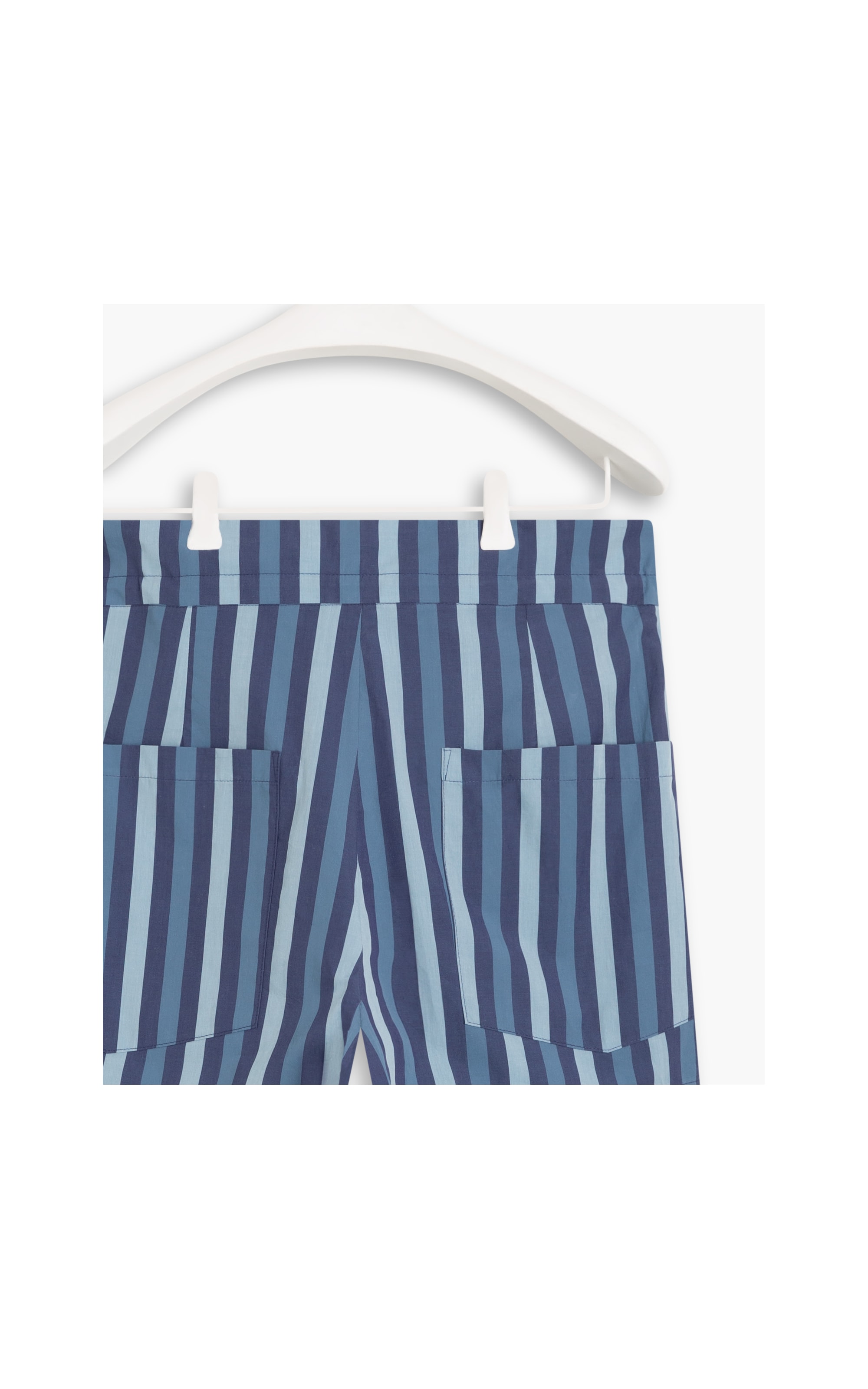 Shorts Puebla Stripe Cotton Ft Marinho