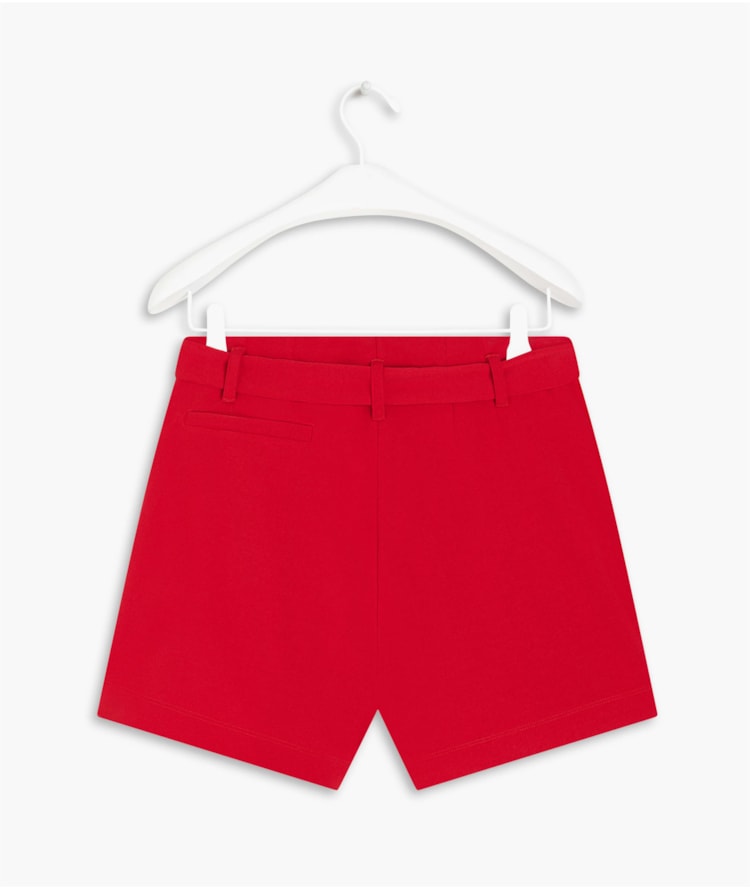Shorts Tevai Scuba Liso Vermelho