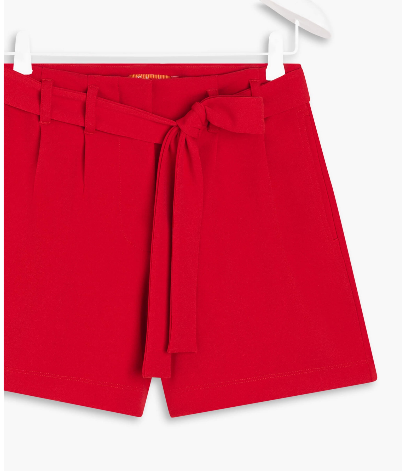 Shorts Tevai Scuba Liso Vermelho