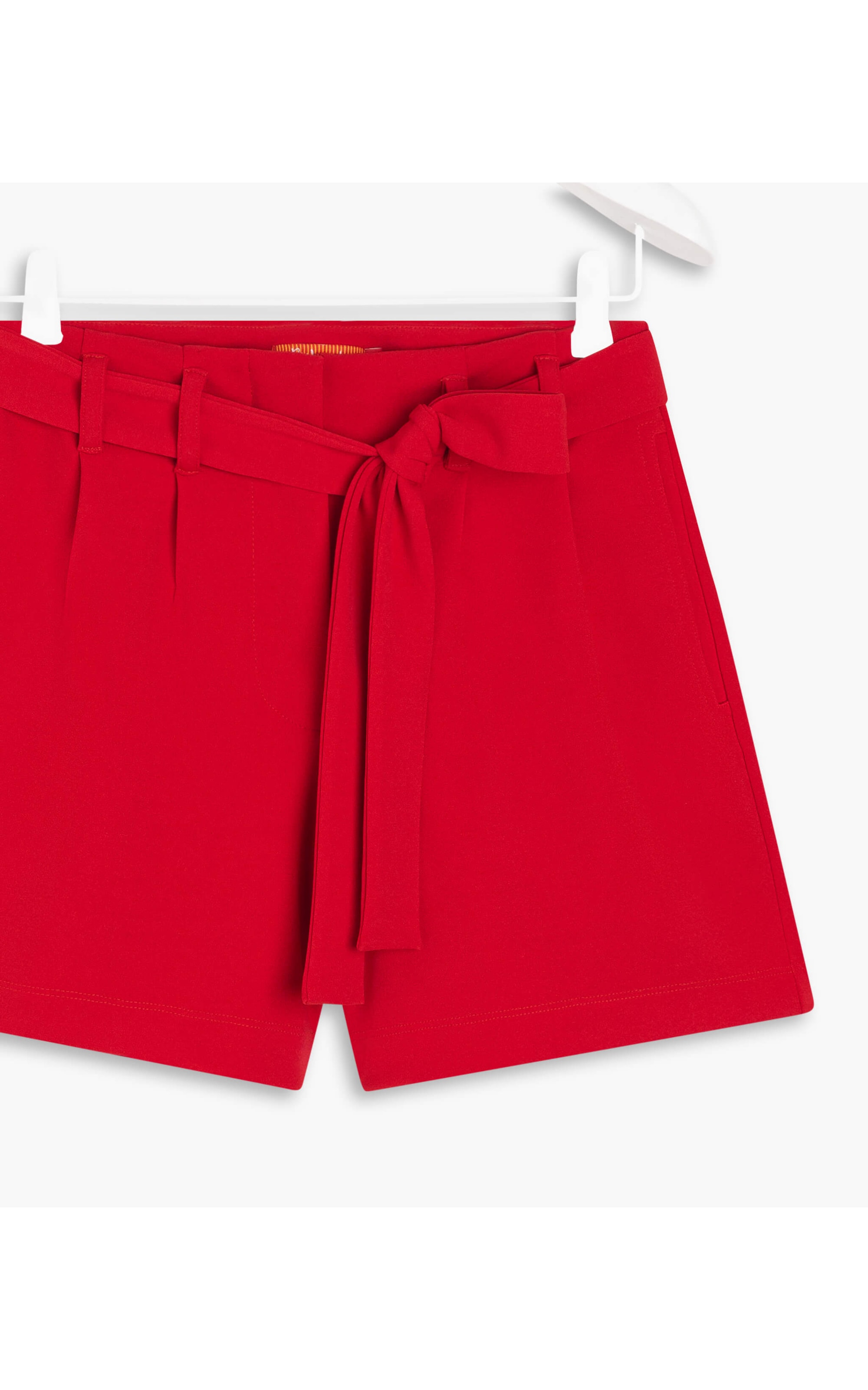 Shorts Tevai Scuba Liso Vermelho