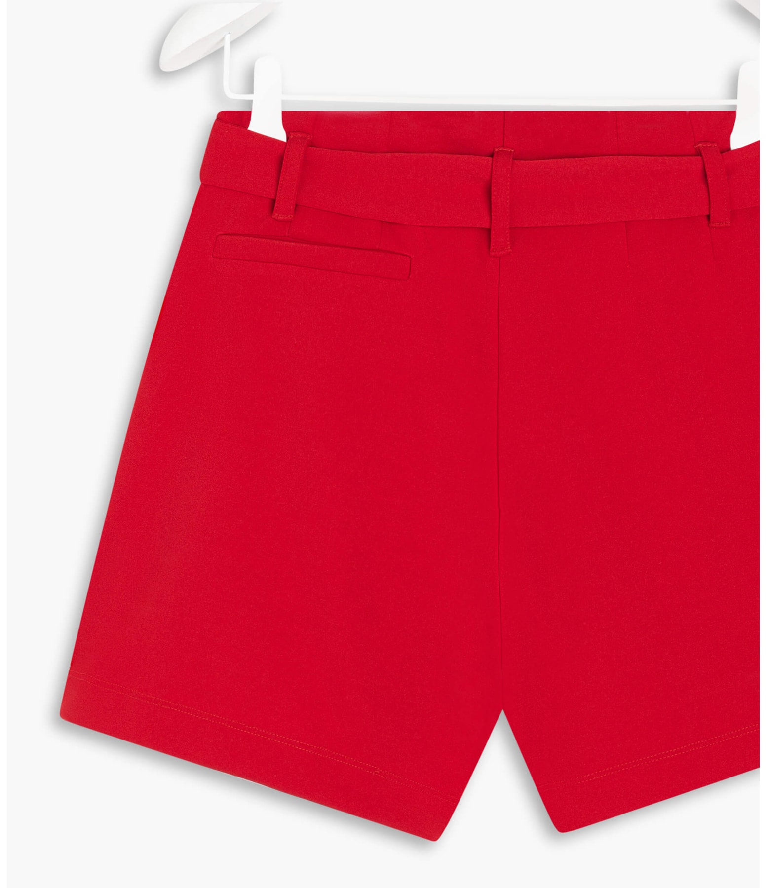 Shorts Tevai Scuba Liso Vermelho