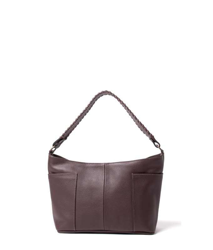 Shoulder Bag Stitch Mira Rch Cafe