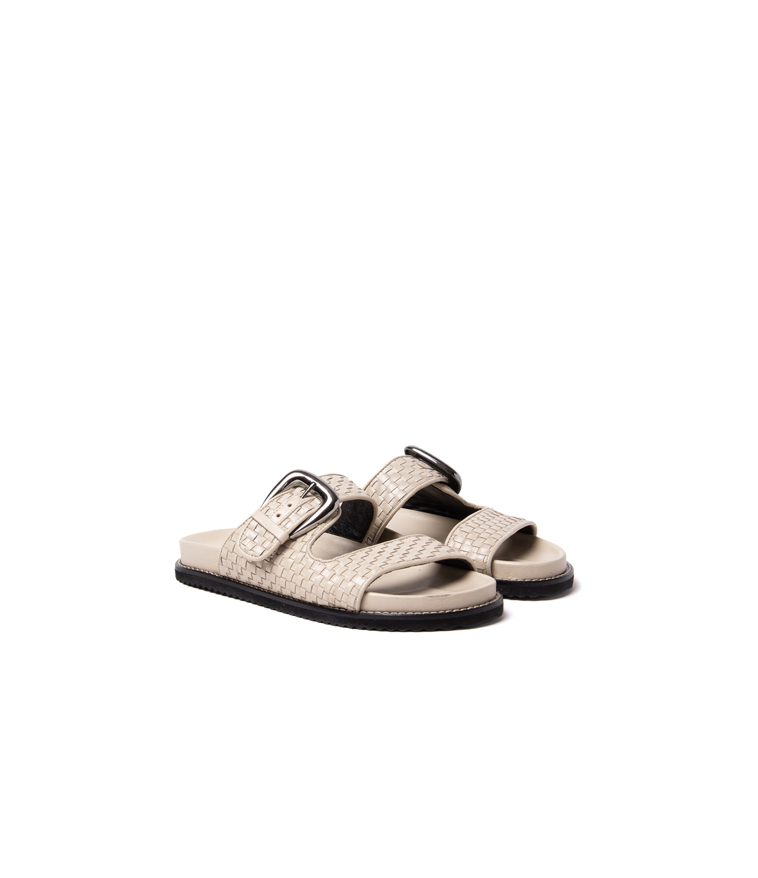 Slide Flora Rch Off White