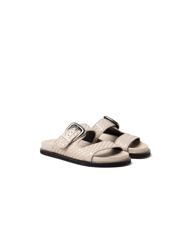 Slide Flora Rch Off White