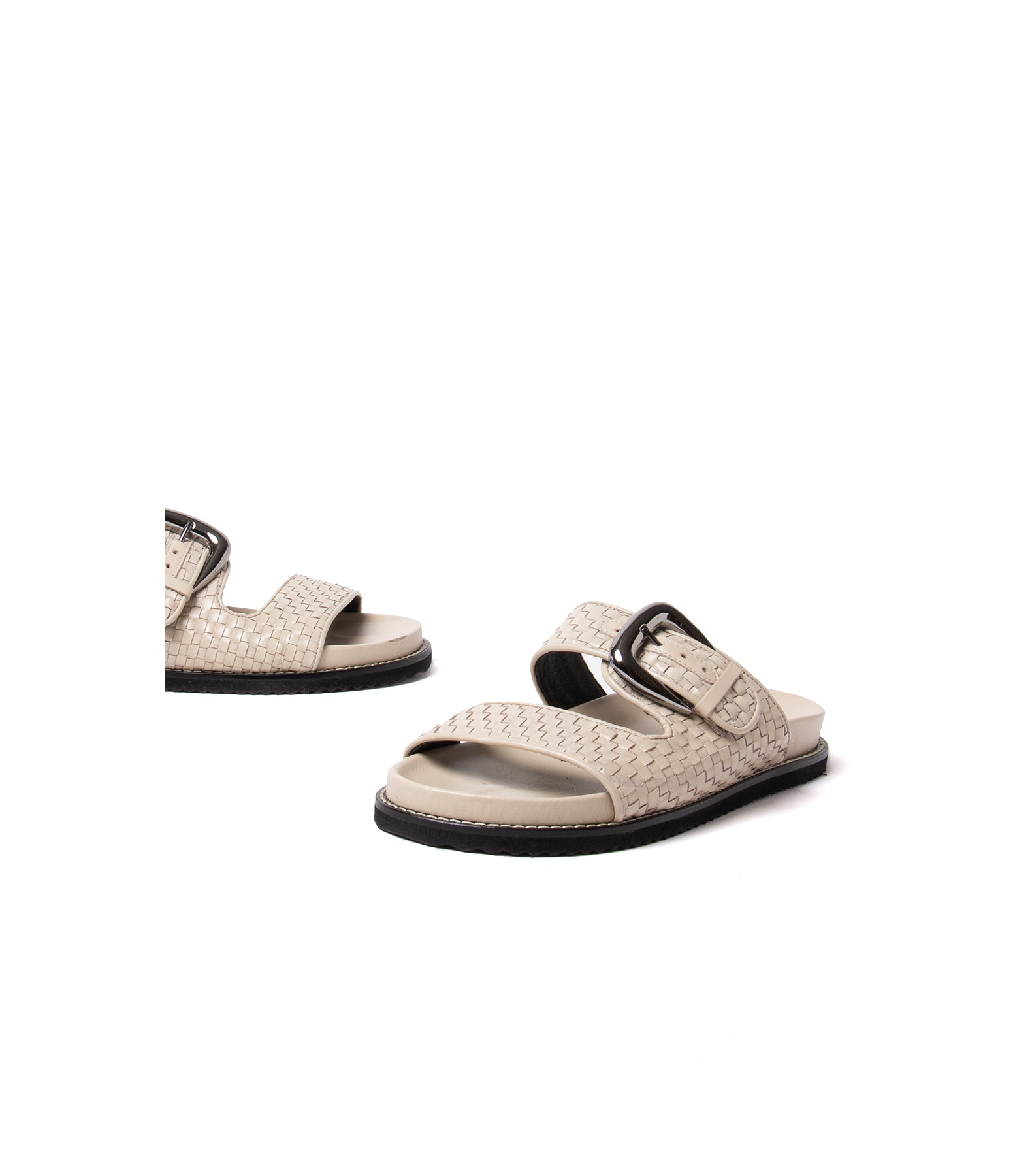 Slide Flora Rch Off White
