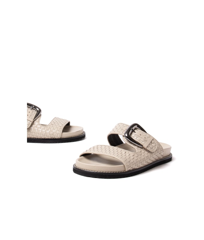 Slide Flora Rch Off White