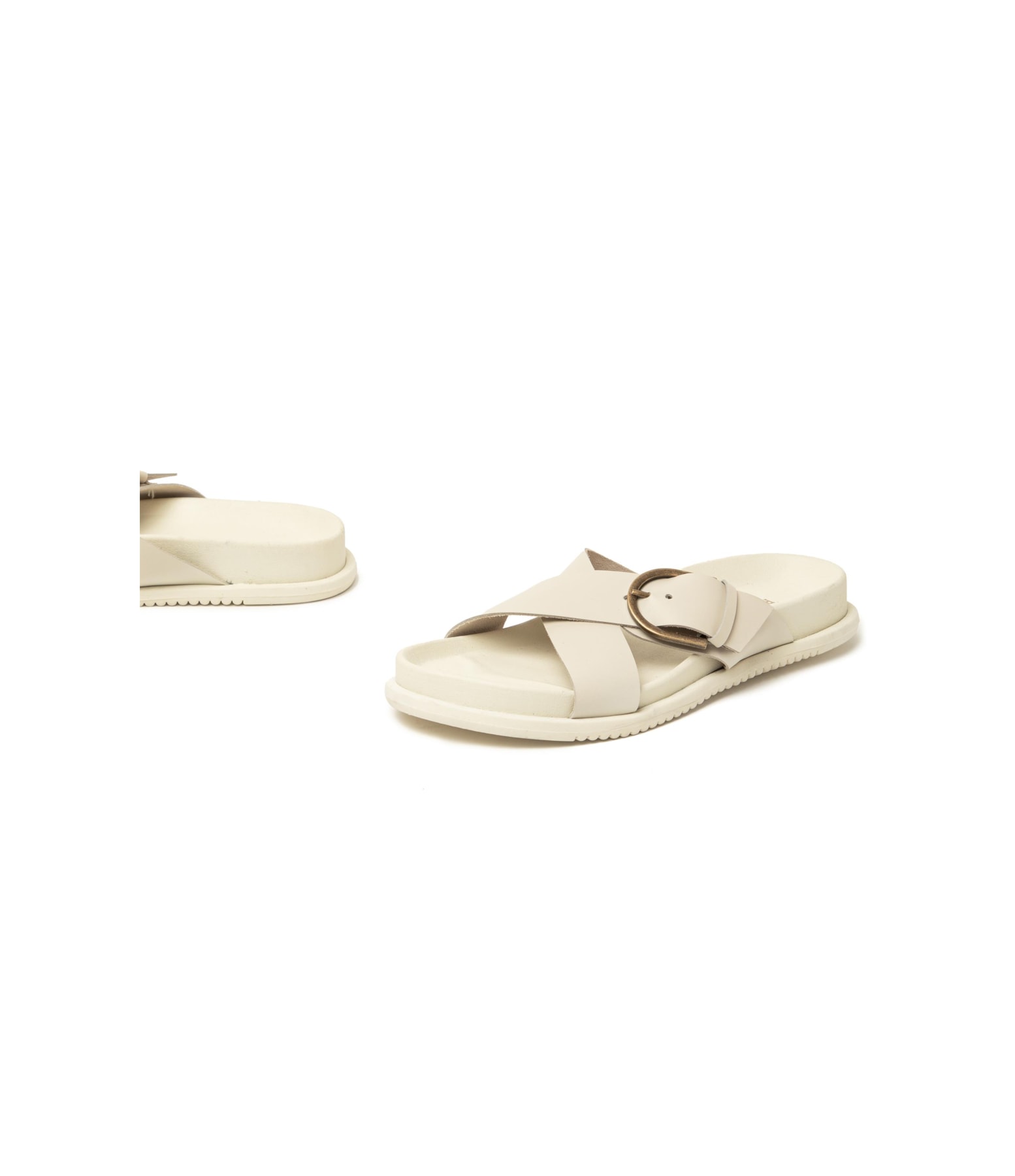 Slide Vera Rch Off White