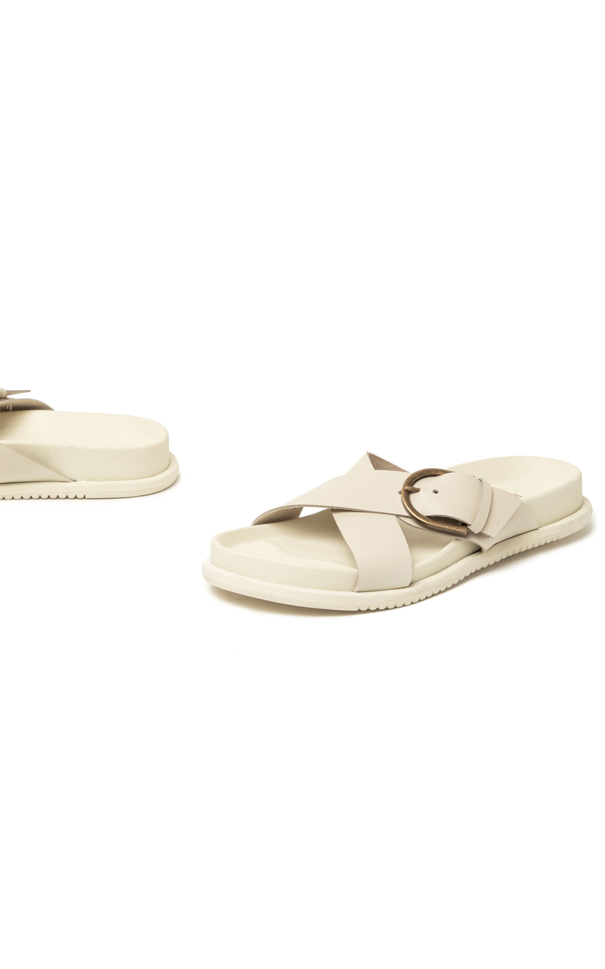 Slide Vera Rch Off White