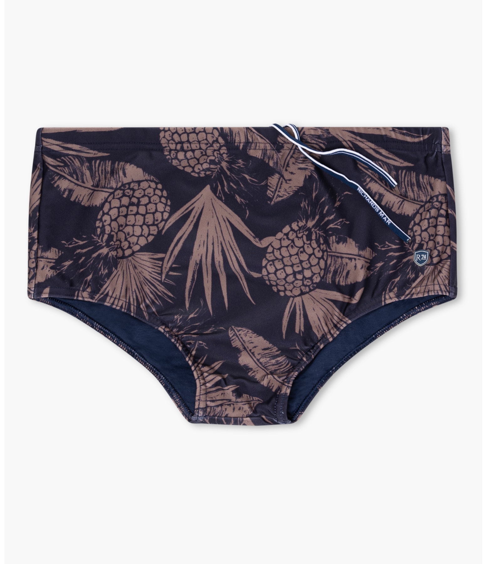 Sunga Estampada Abacaxi Marinho