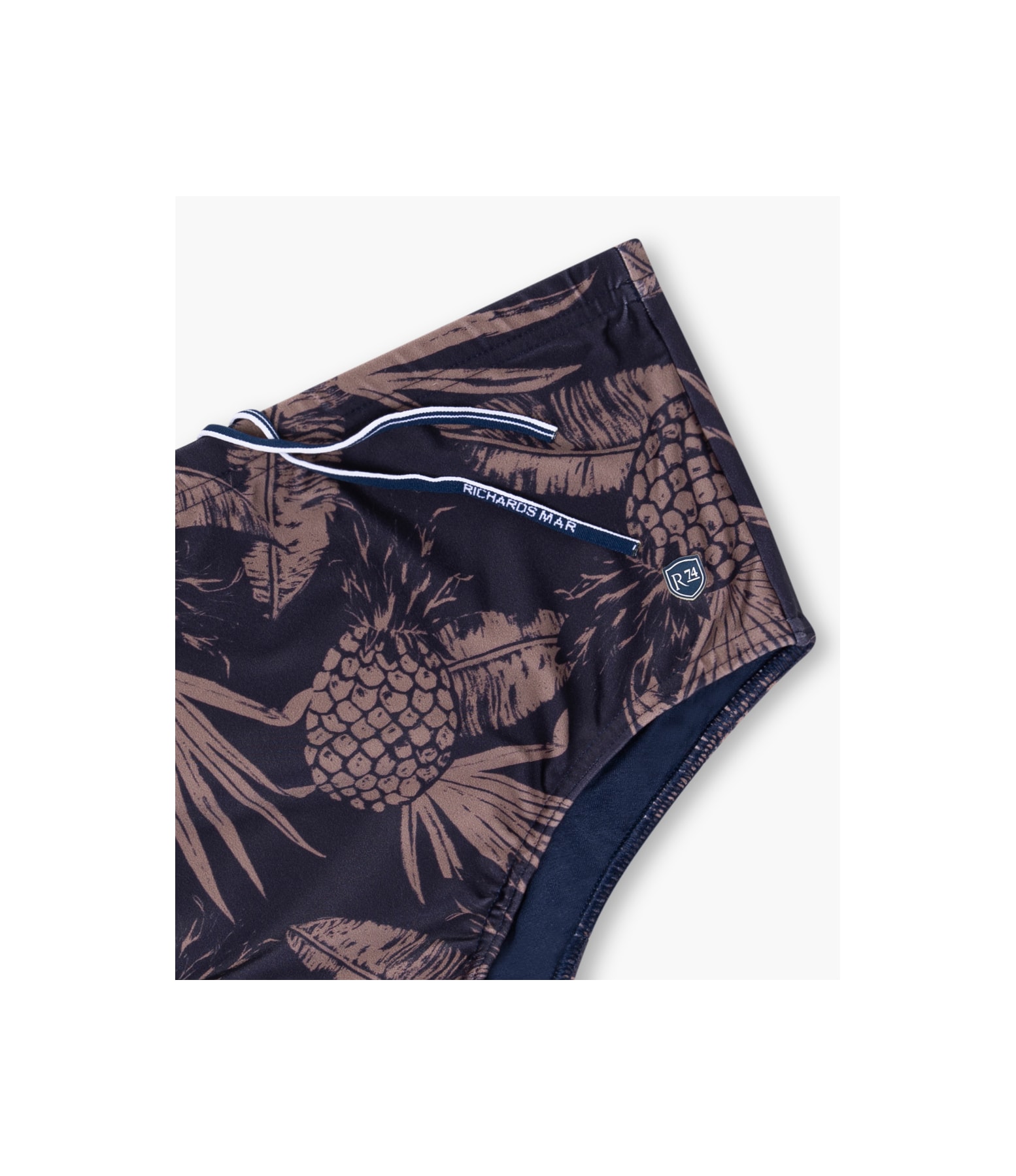 Sunga Estampada Abacaxi Marinho
