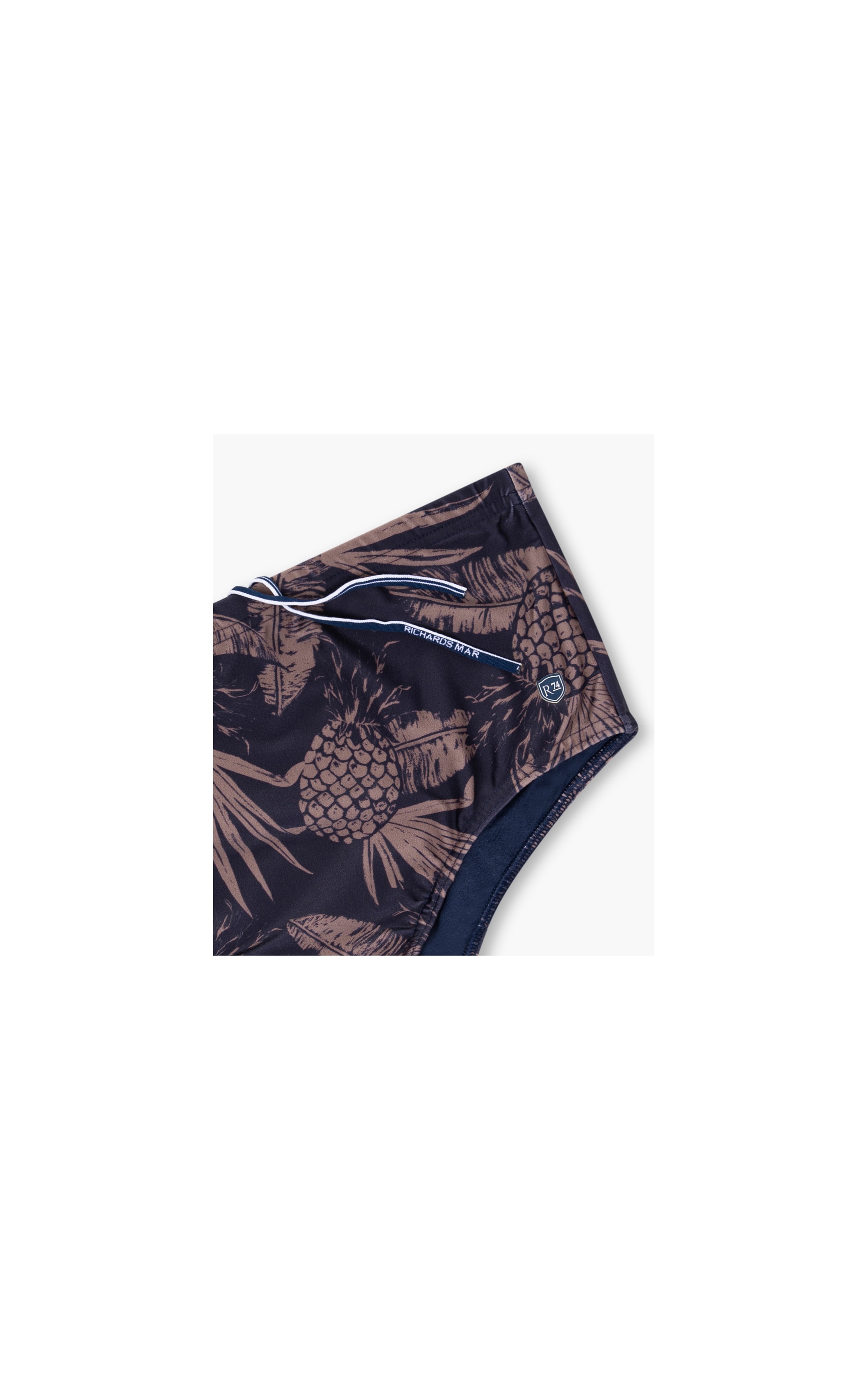 Sunga Estampada Abacaxi Marinho