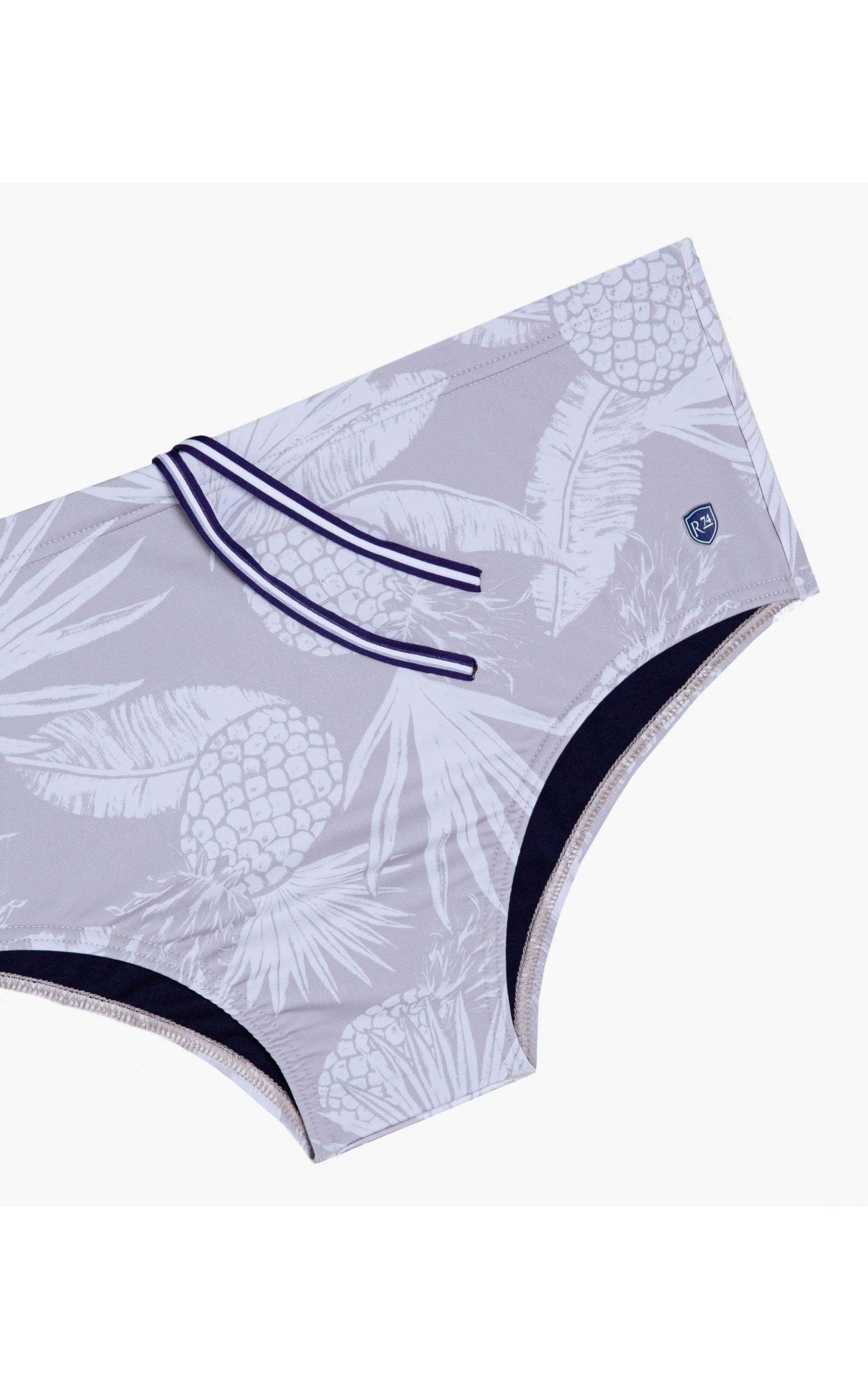 Sunga Estampada Abacaxi Off White