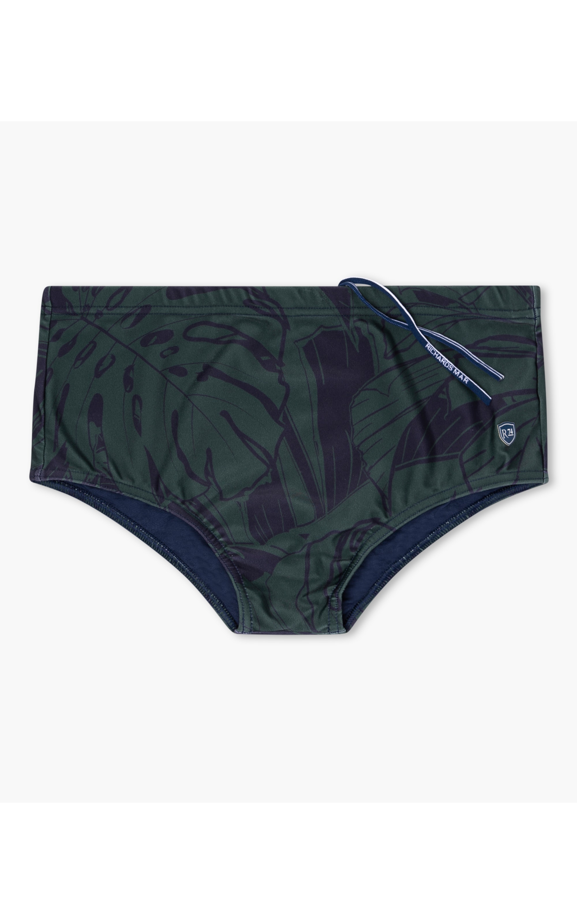 Sunga Estampada Costela de Adão Verde Militar