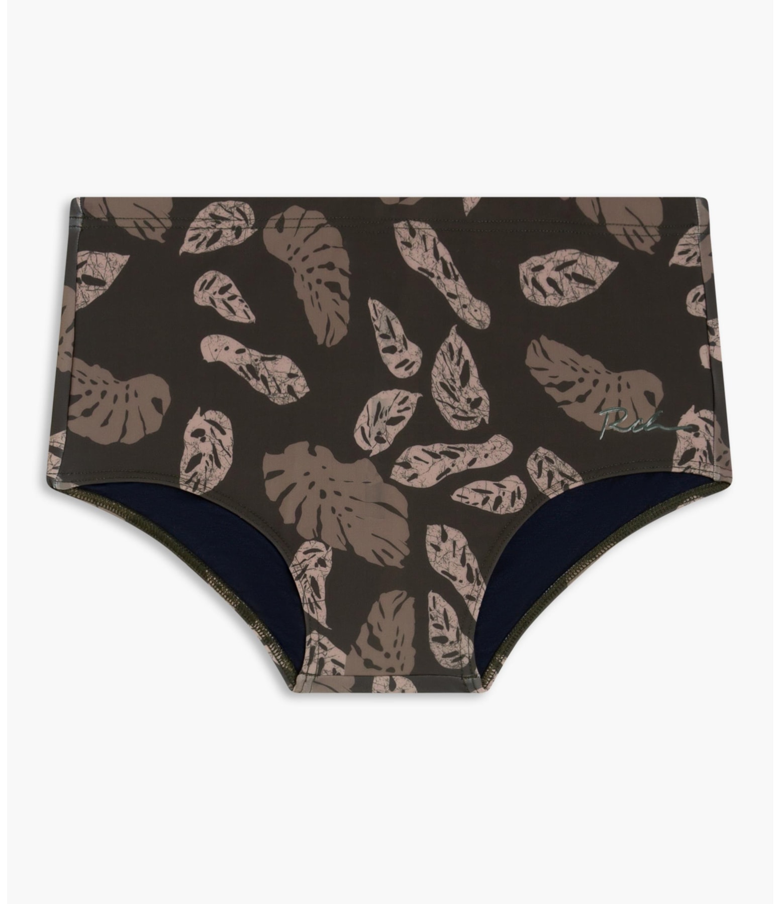 Sunga Monstera Verde Militar