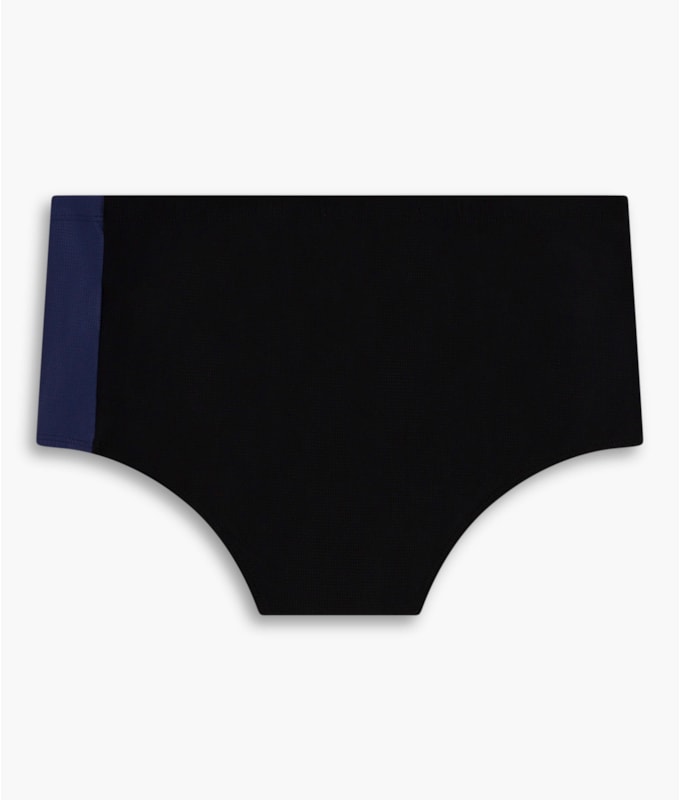 Sunga Texture Recorte Lateral Preto
