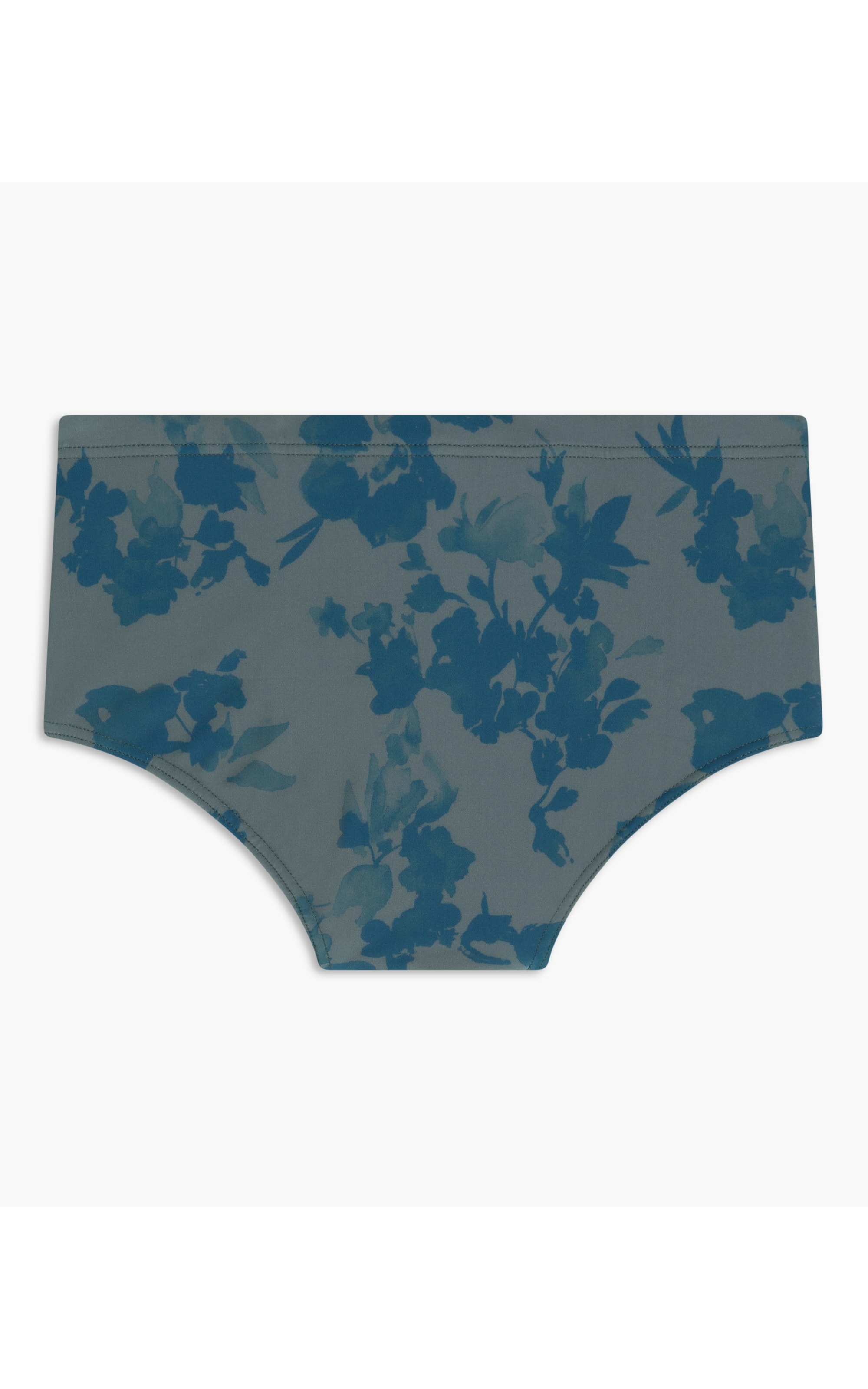 Sunga Watercolor Floral Chumbo Mescla