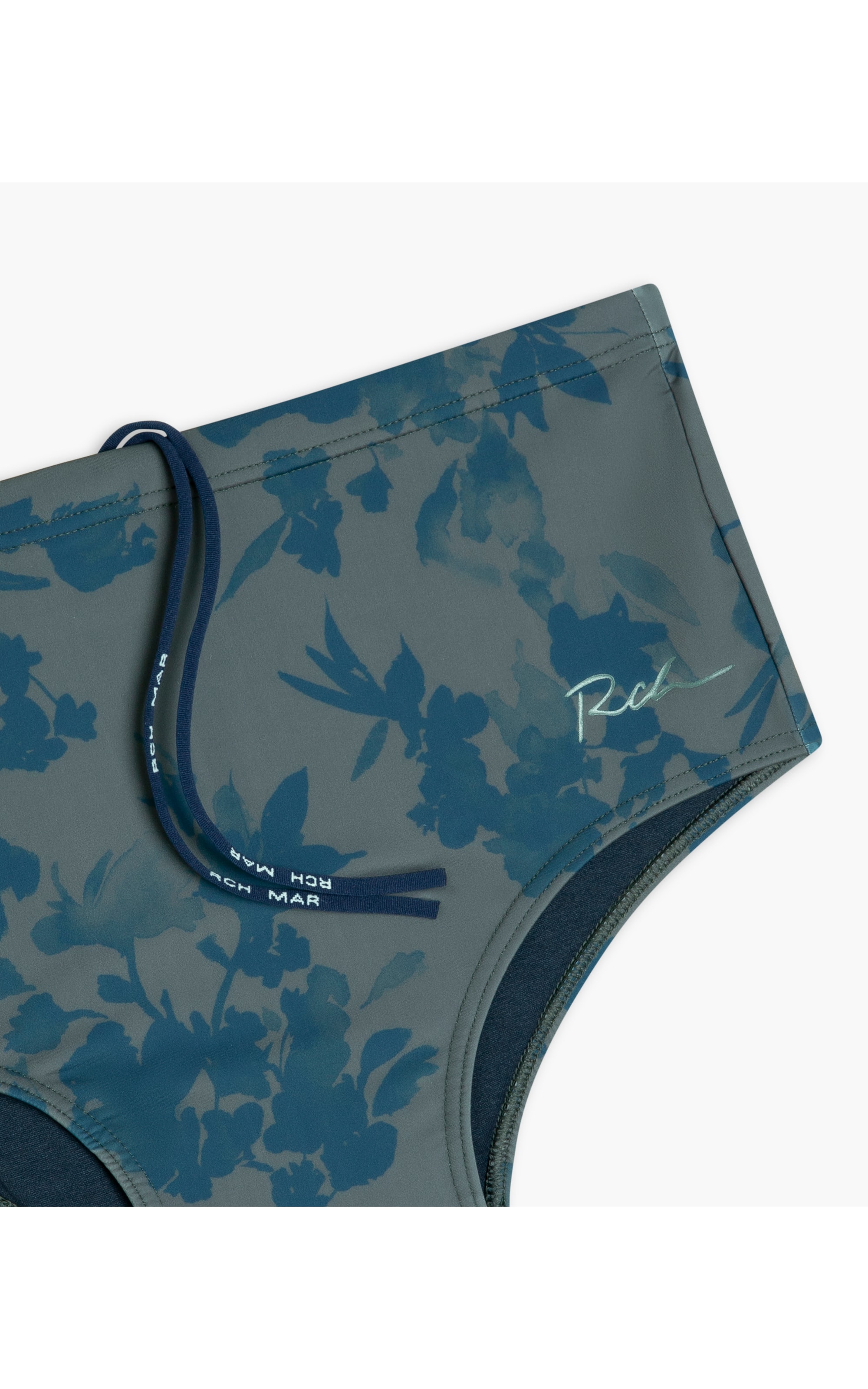 Sunga Watercolor Floral Chumbo Mescla