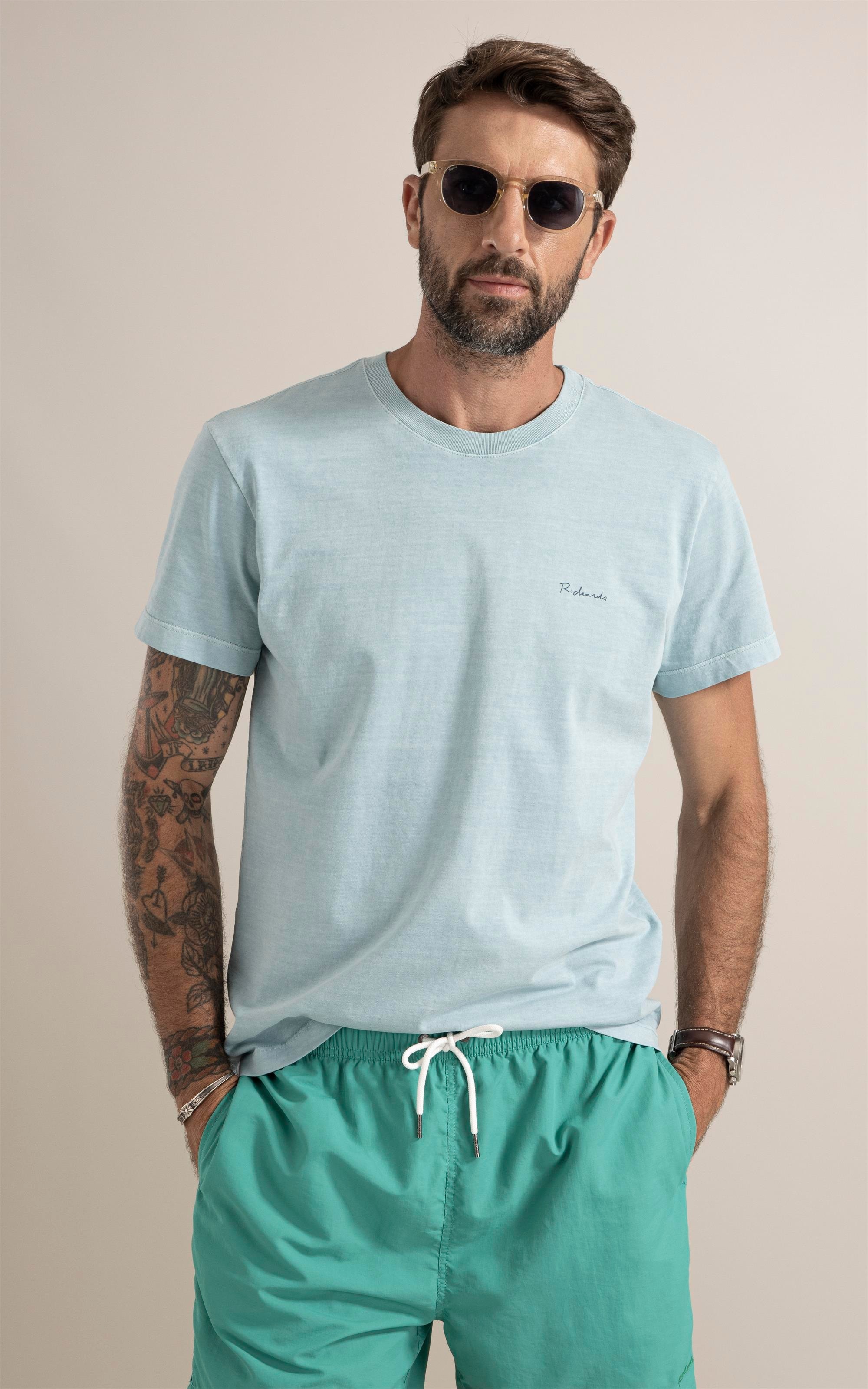 T-Shirt Abstract Azul Piscina